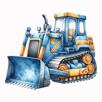 Baustelle Permanent Sticker