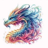 Drachen Permanent Sticker