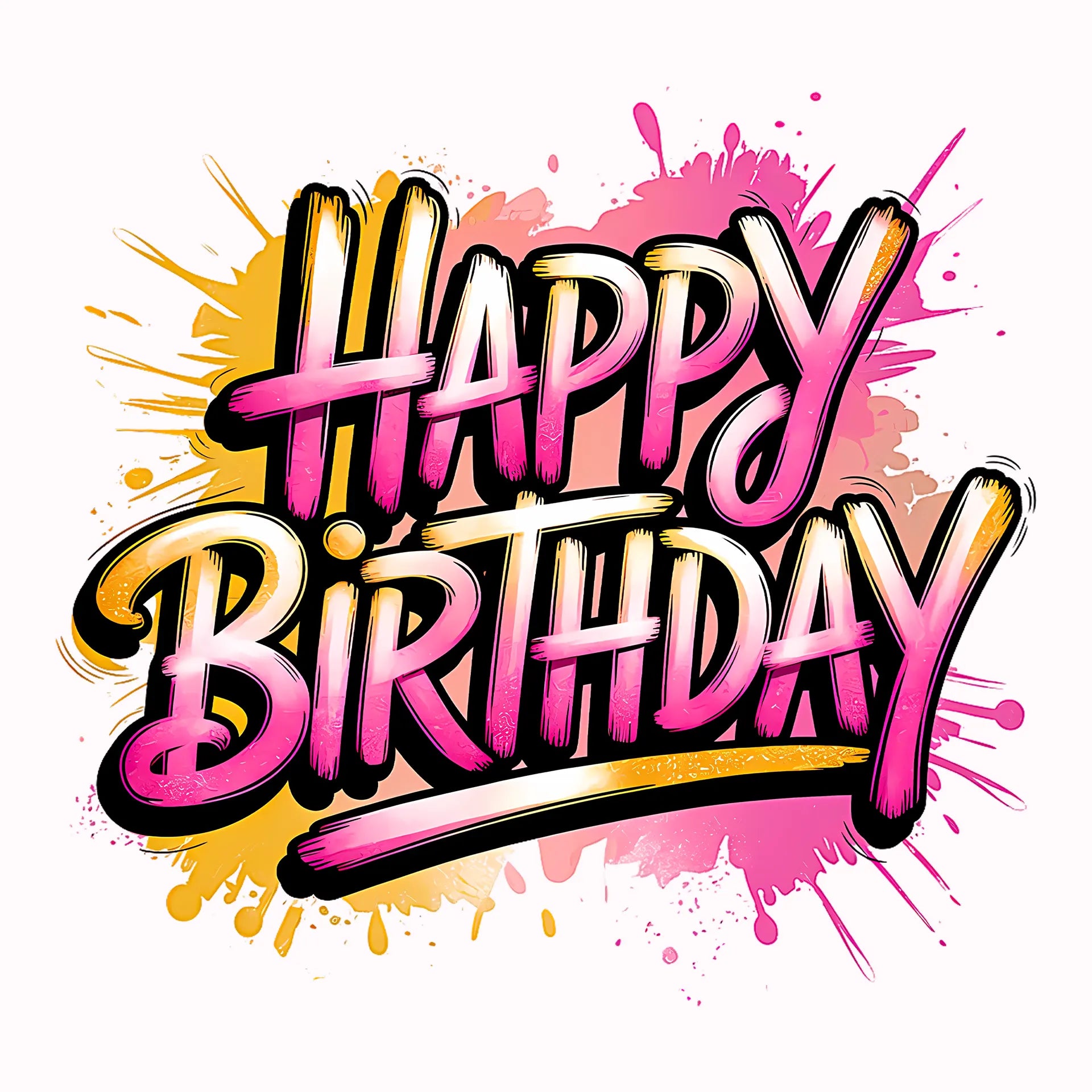 Geburtstag Permanent Sticker