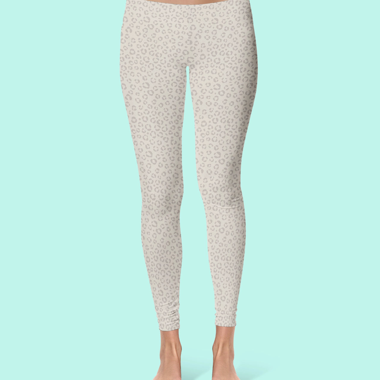 Sport & Badelycra Stoff UPF 50+ Leo Beige