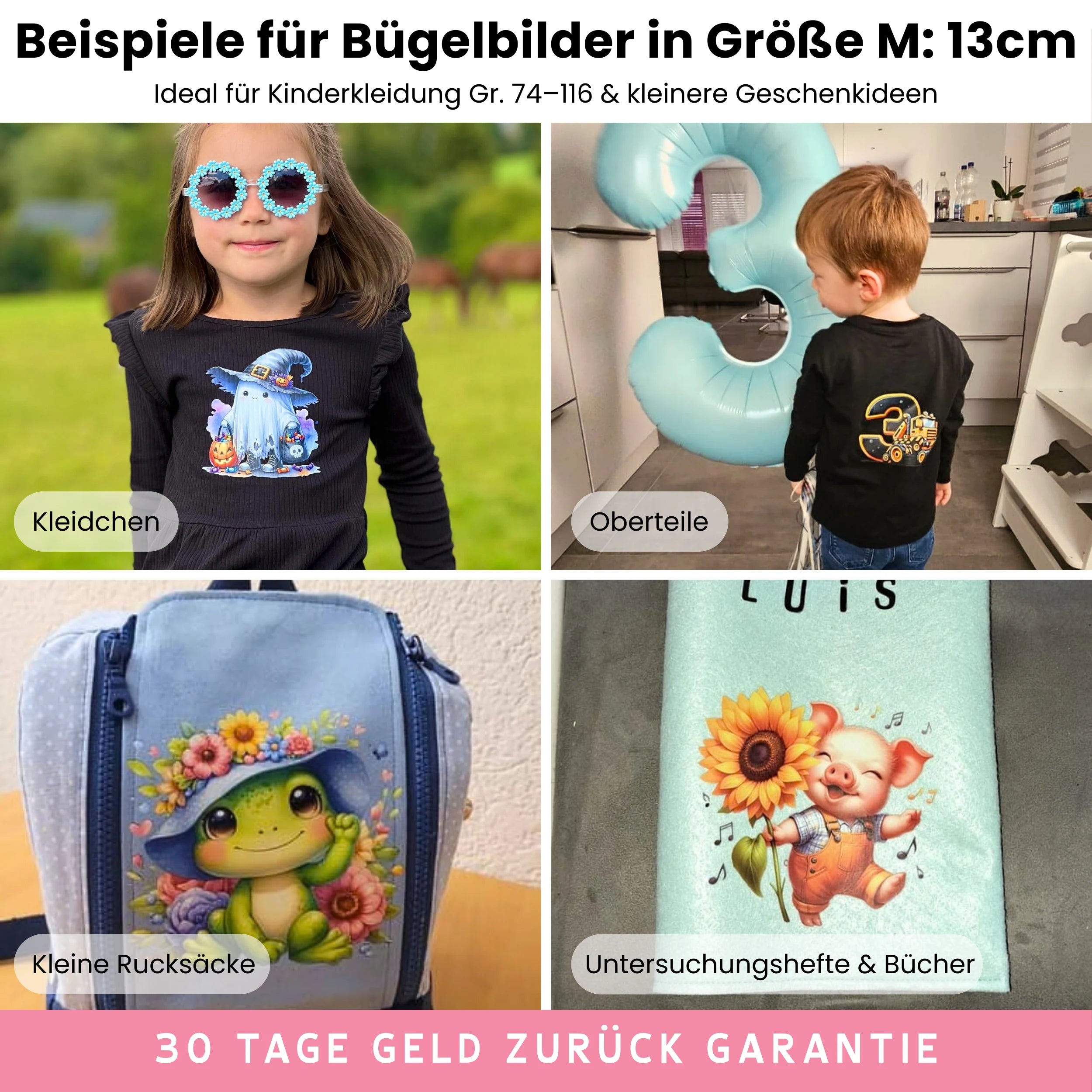 Bügelbild Tulpenzauber Blütenherz