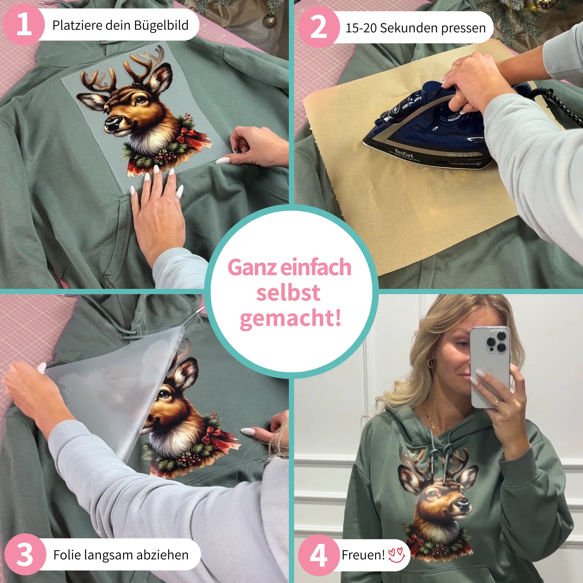 Bügelbilder Einhorn Starter-Set