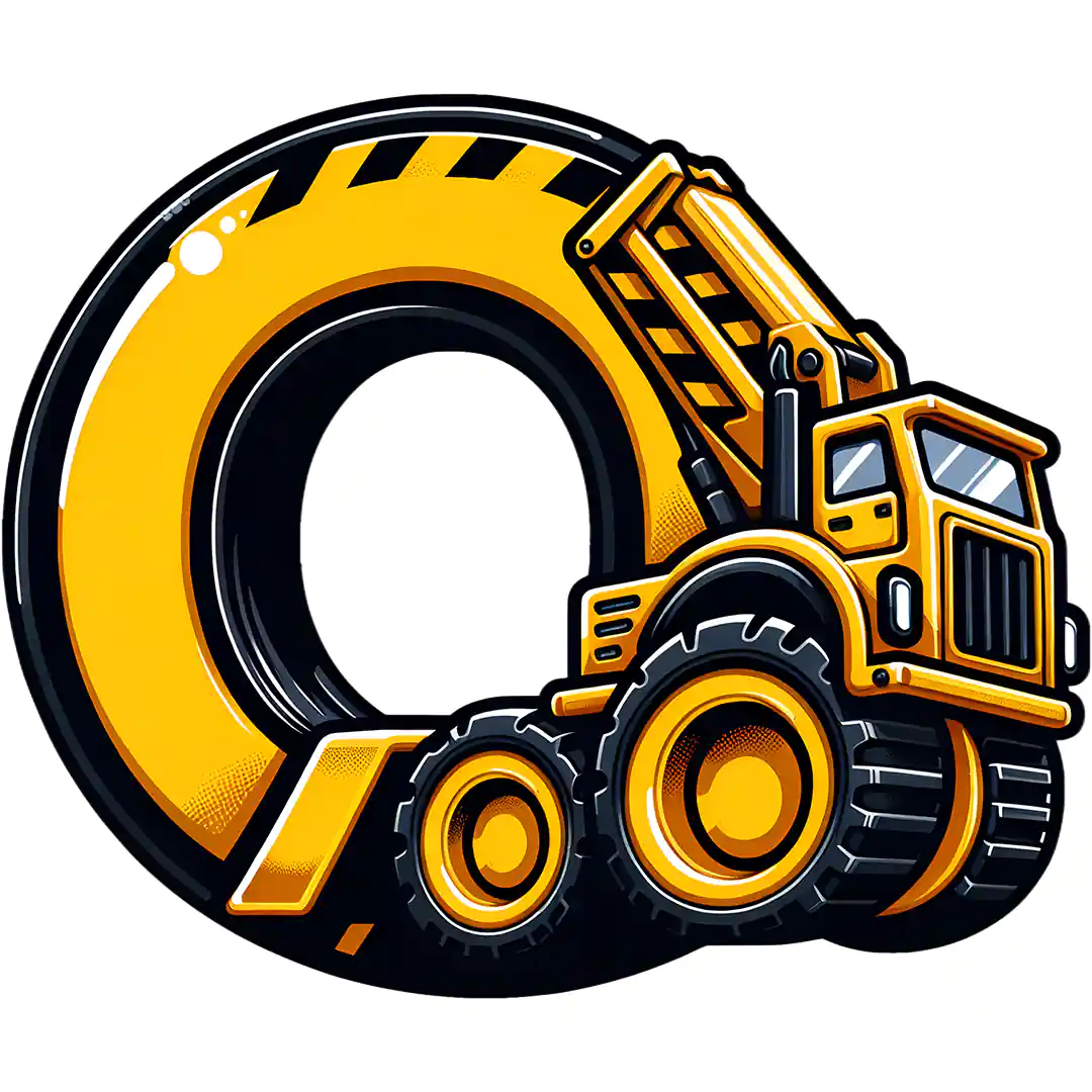 Bügelbild Baustelle Buchstaben Alphabet