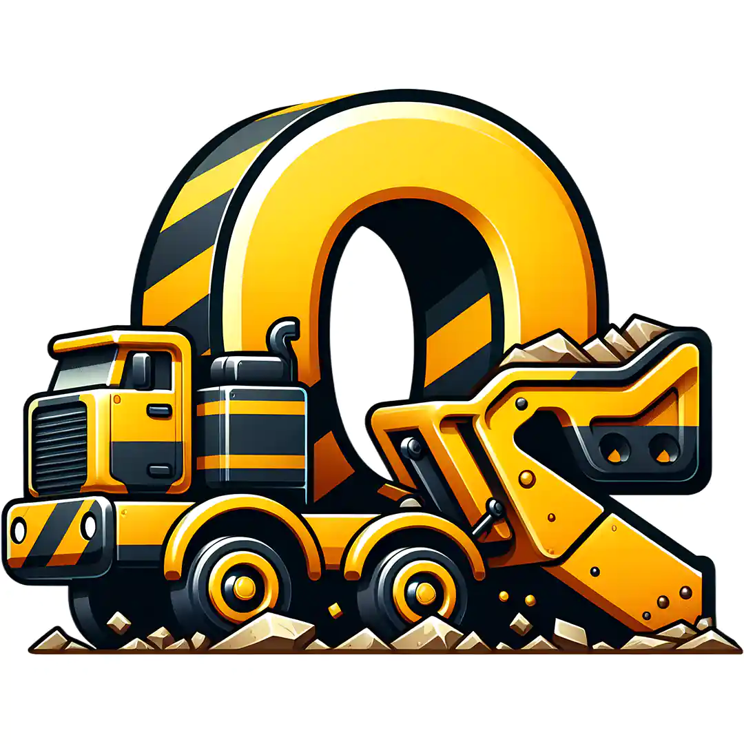 Bügelbild Baustelle Buchstaben Alphabet