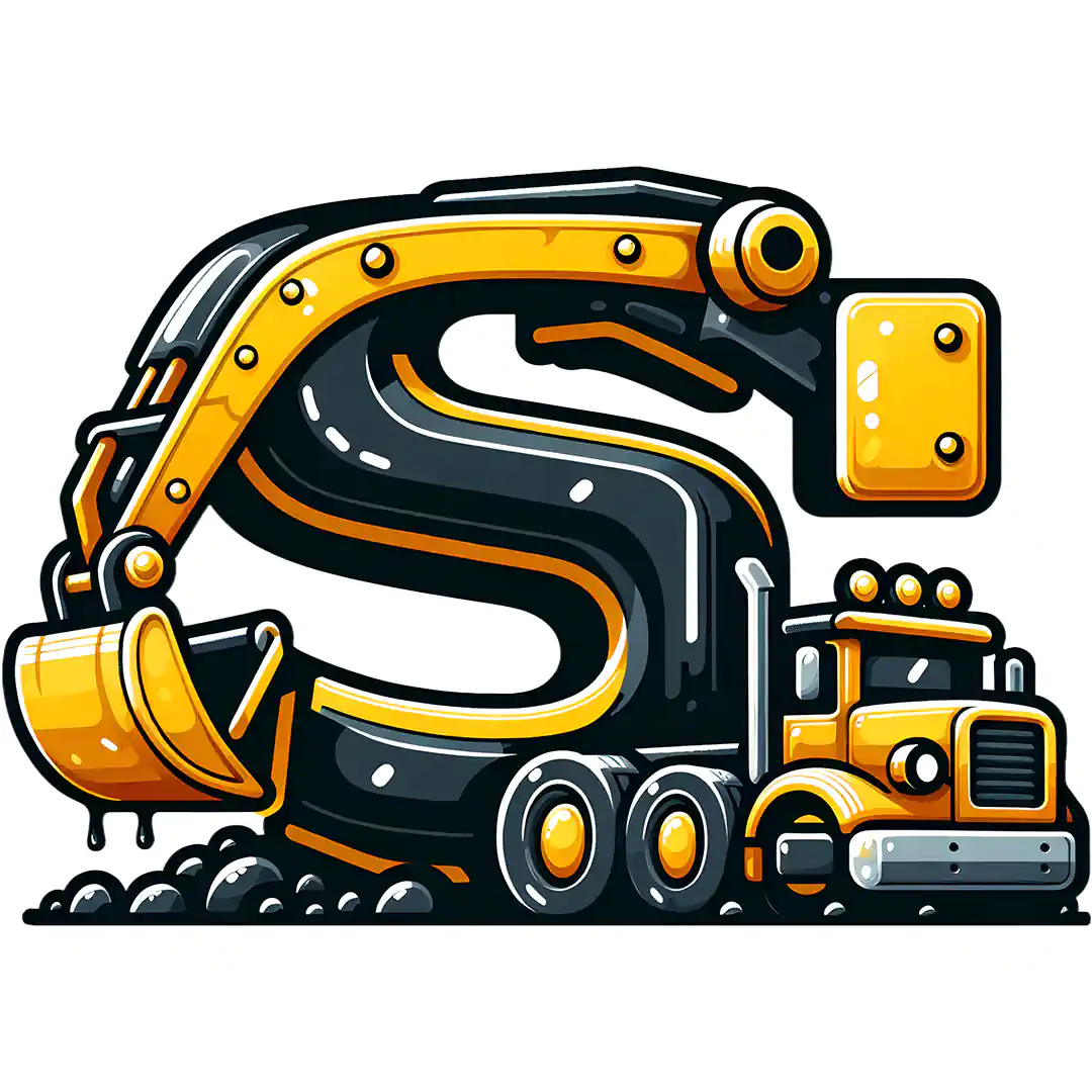Bügelbild Baustelle Buchstaben Alphabet