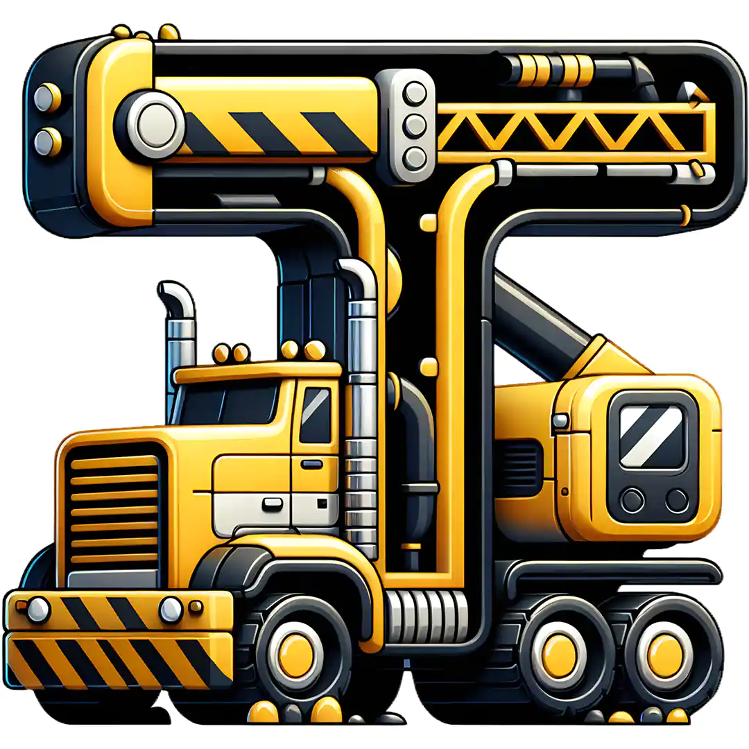 Bügelbild Baustelle Buchstaben Alphabet