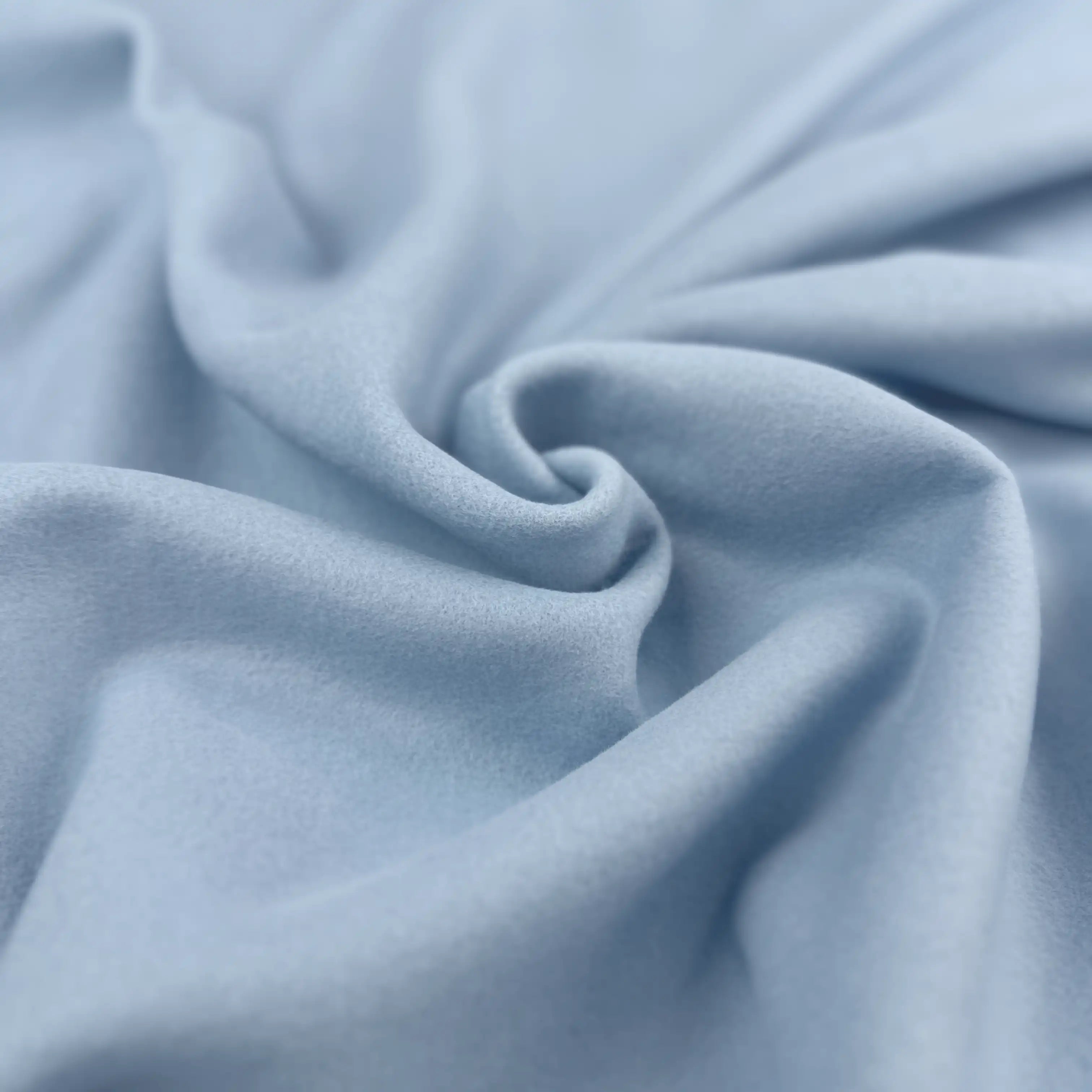 Bio Baumwollfleece GOTS Baby Blau 910