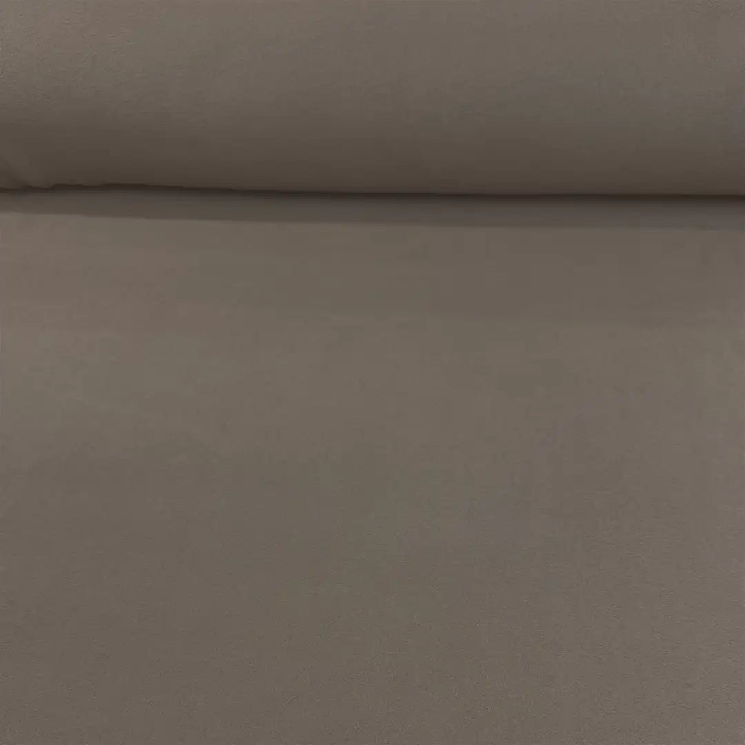 Bio Baumwollfleece GOTS Taupe Braun 058