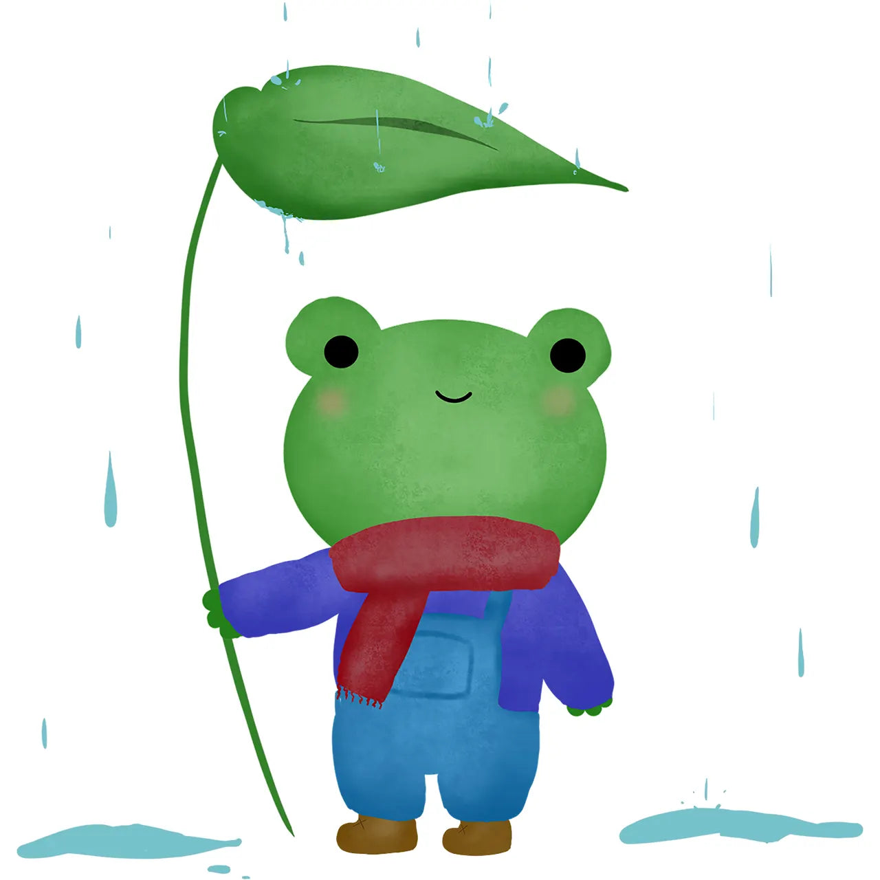 Bügelbild Frosch Carl - S