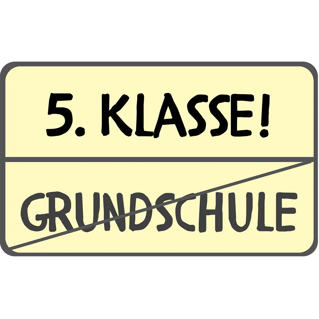 Bügelbild Grundschule - 5. Klasse