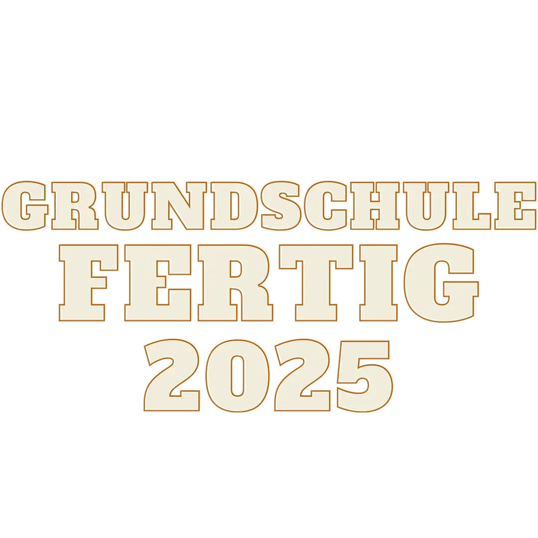 Bügelbild Grundschule fertig - S