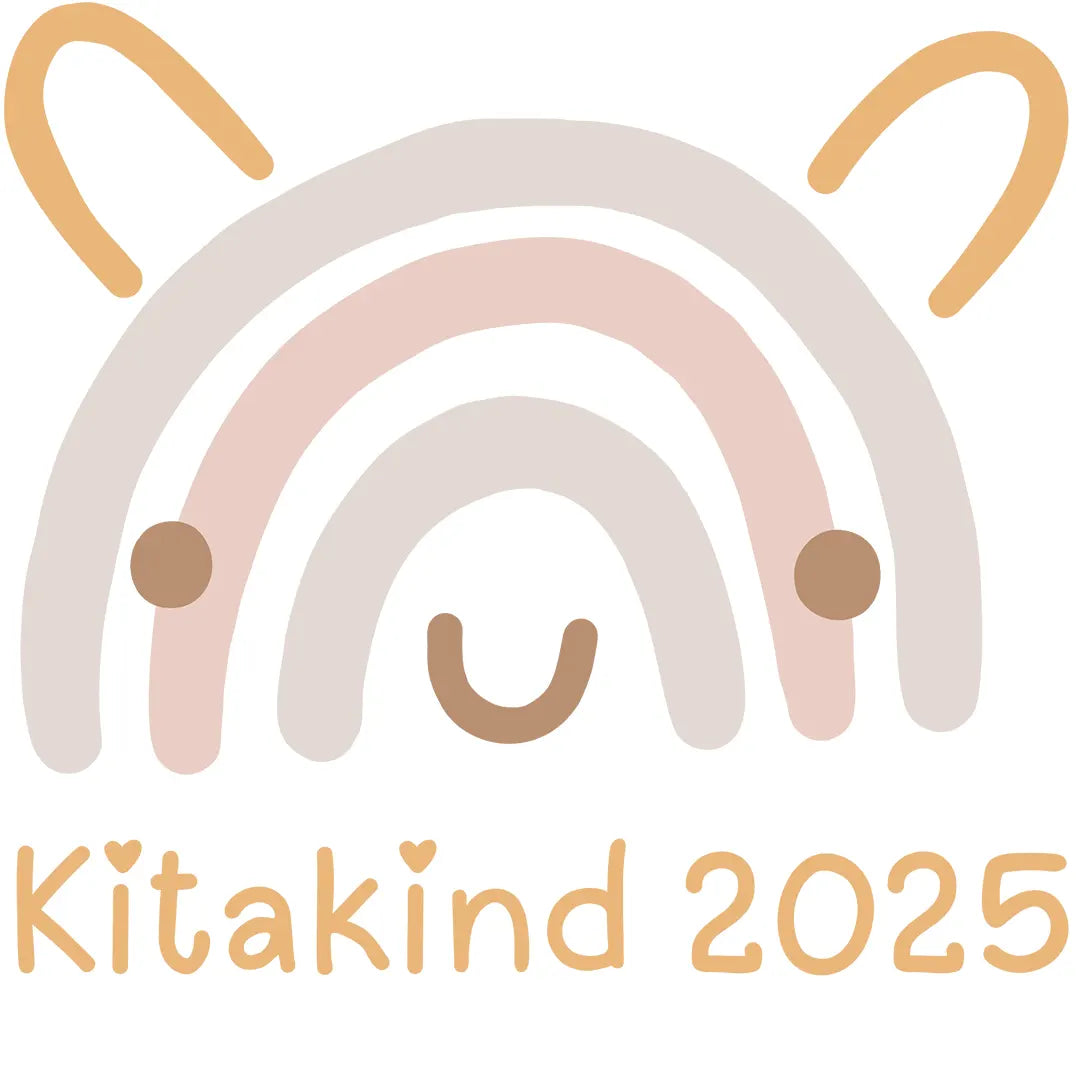 Bügelbild Kitakind 2025 Regenbogenbär - S