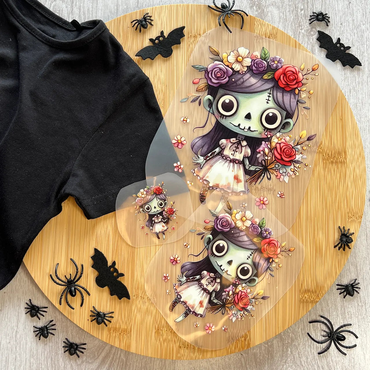 Buegelbild Bluetenzombie 3