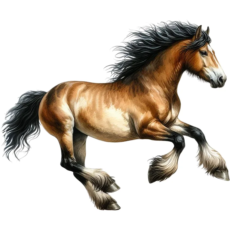Bügelbild Pferd Iomud
