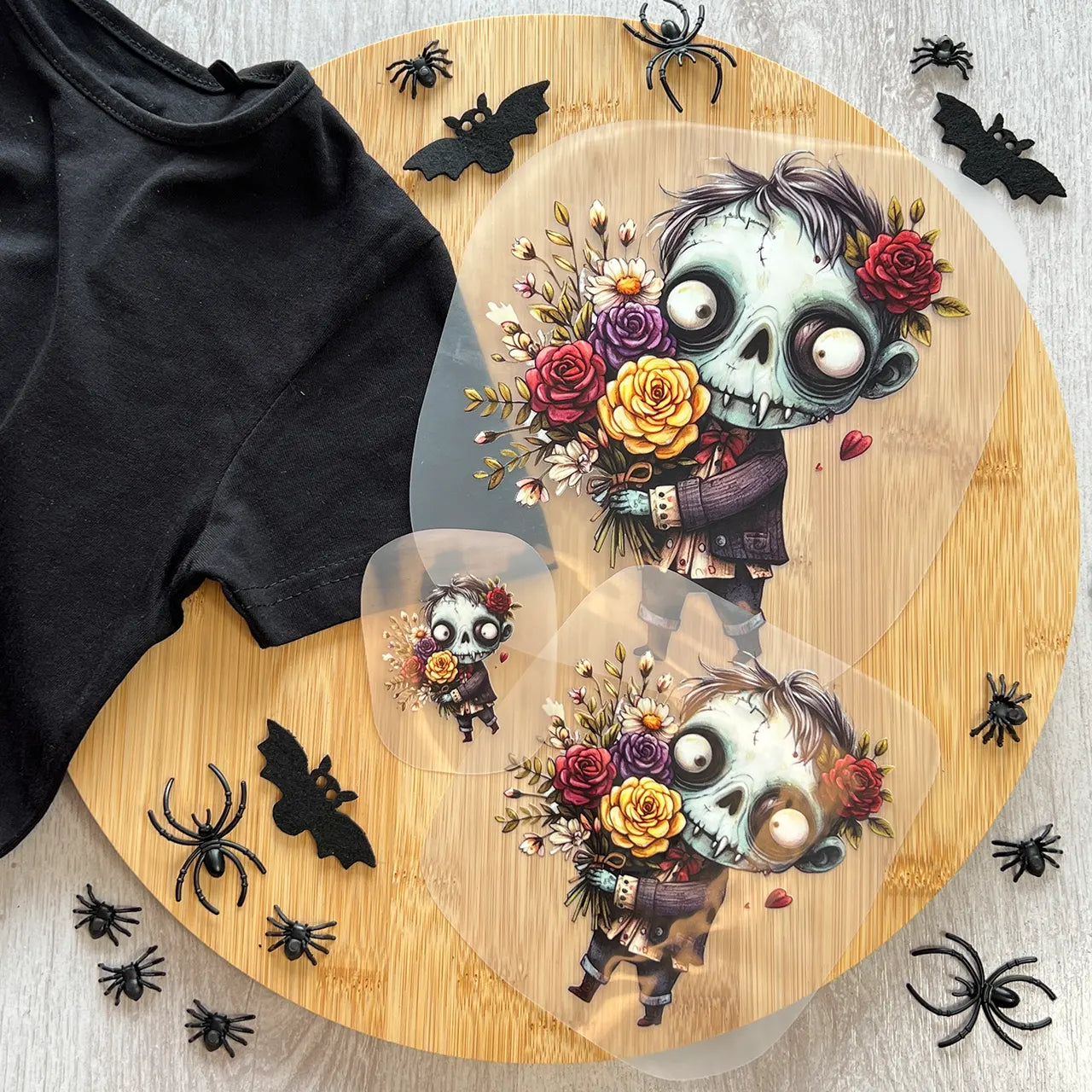 Buegelbild Romantischer Zombie 3