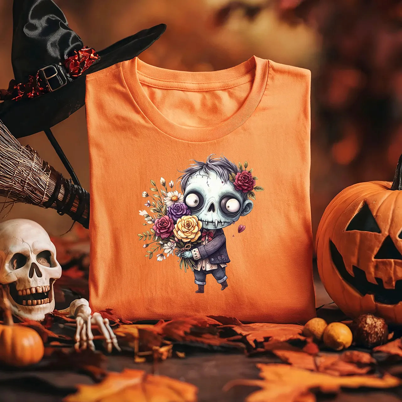 Bügelbild Romantischer Zombie