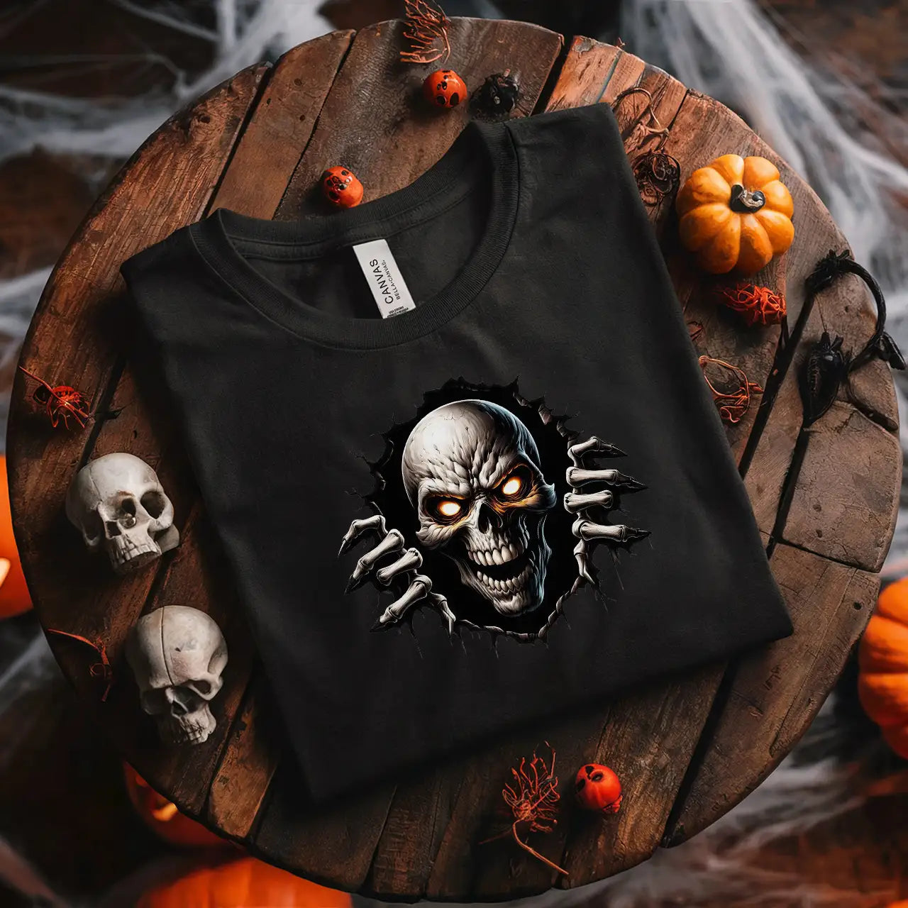 Bügelbild Schauriger Schädel