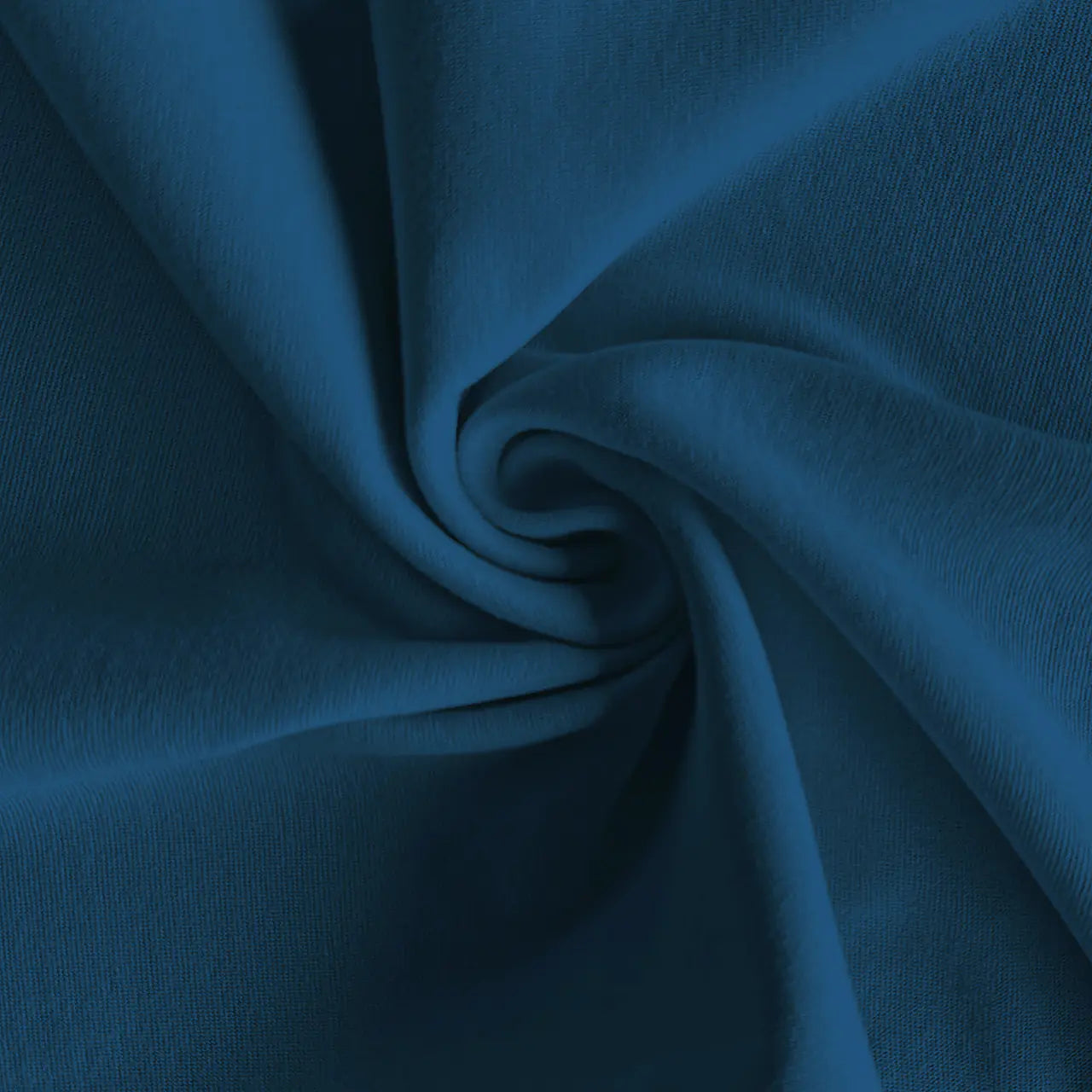 Bündchenstoff Pfauenblau - 224
