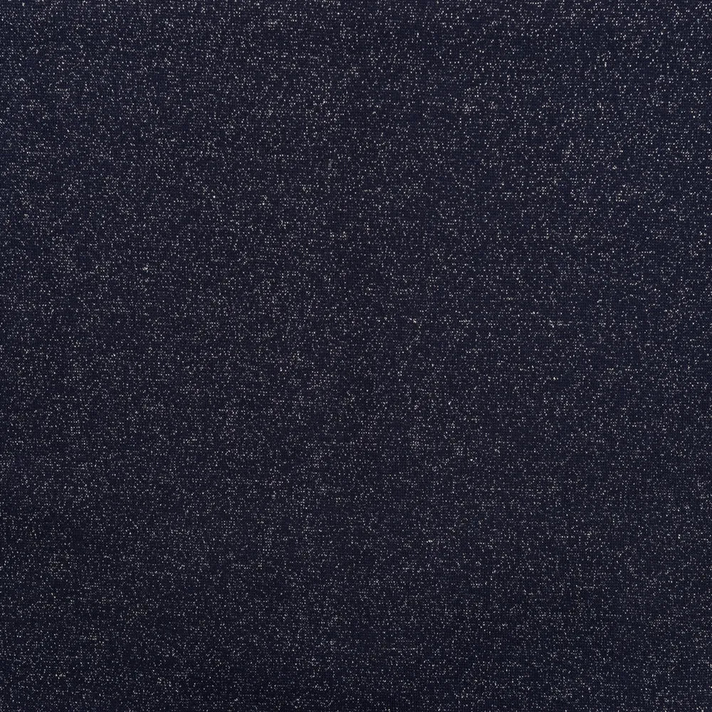 Bündchen Stoff Glitzer Marine