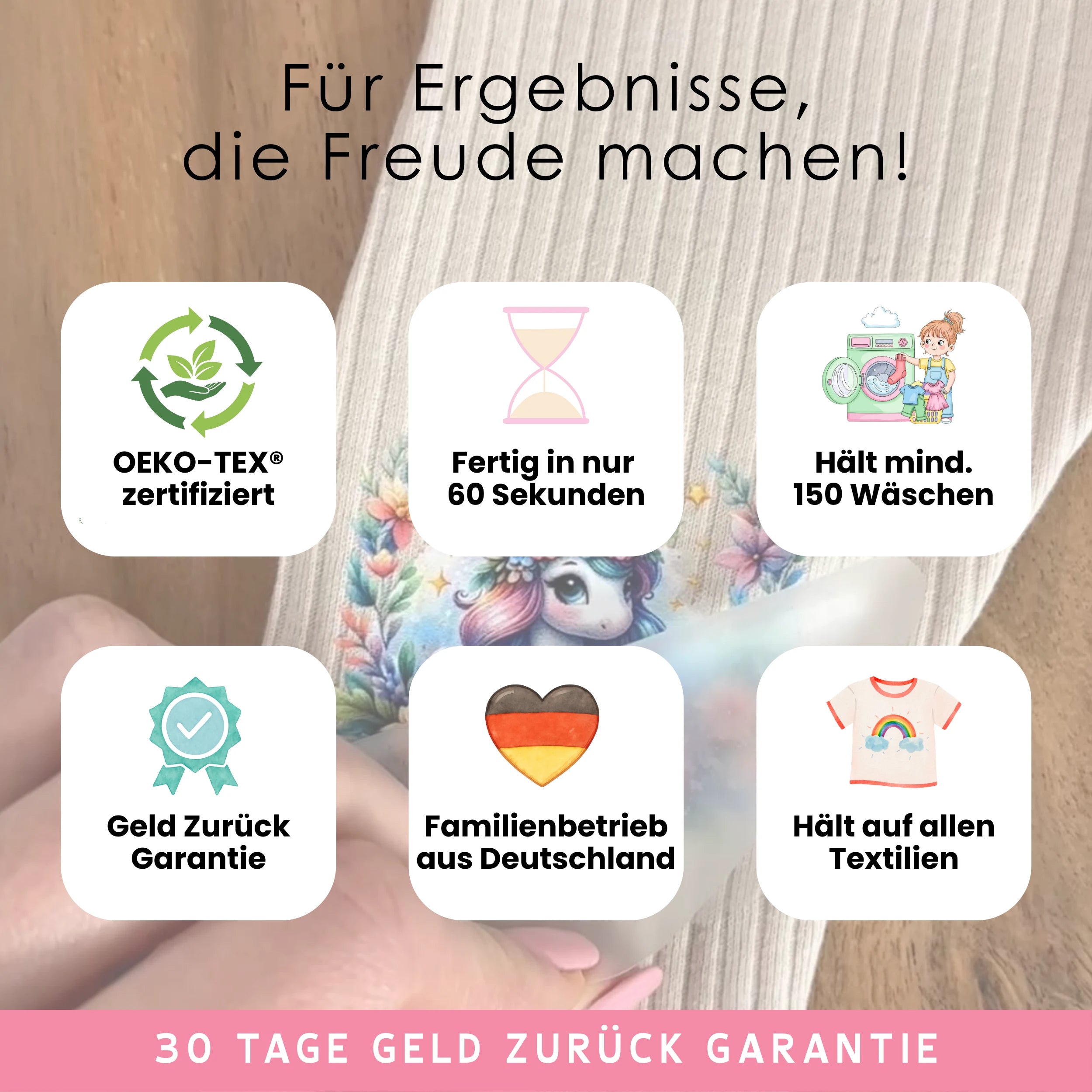 Bügelbild Du bist 1. Klasse