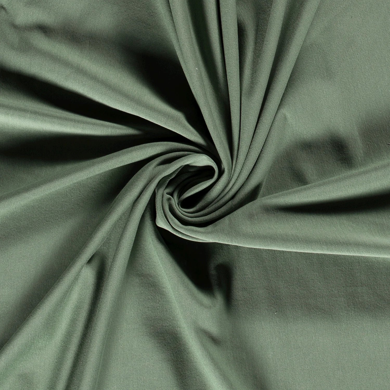 French Terry Wintersweat Altes Grün 022