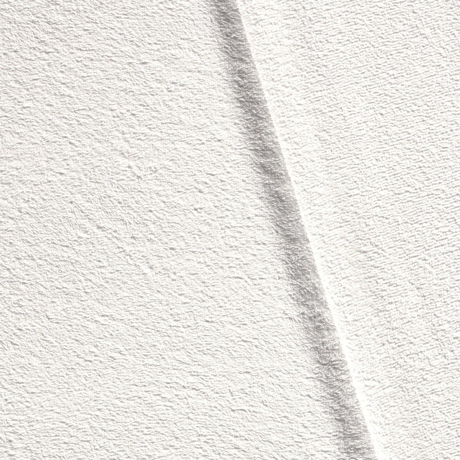 Frottee Stoff Schneeweiß 050