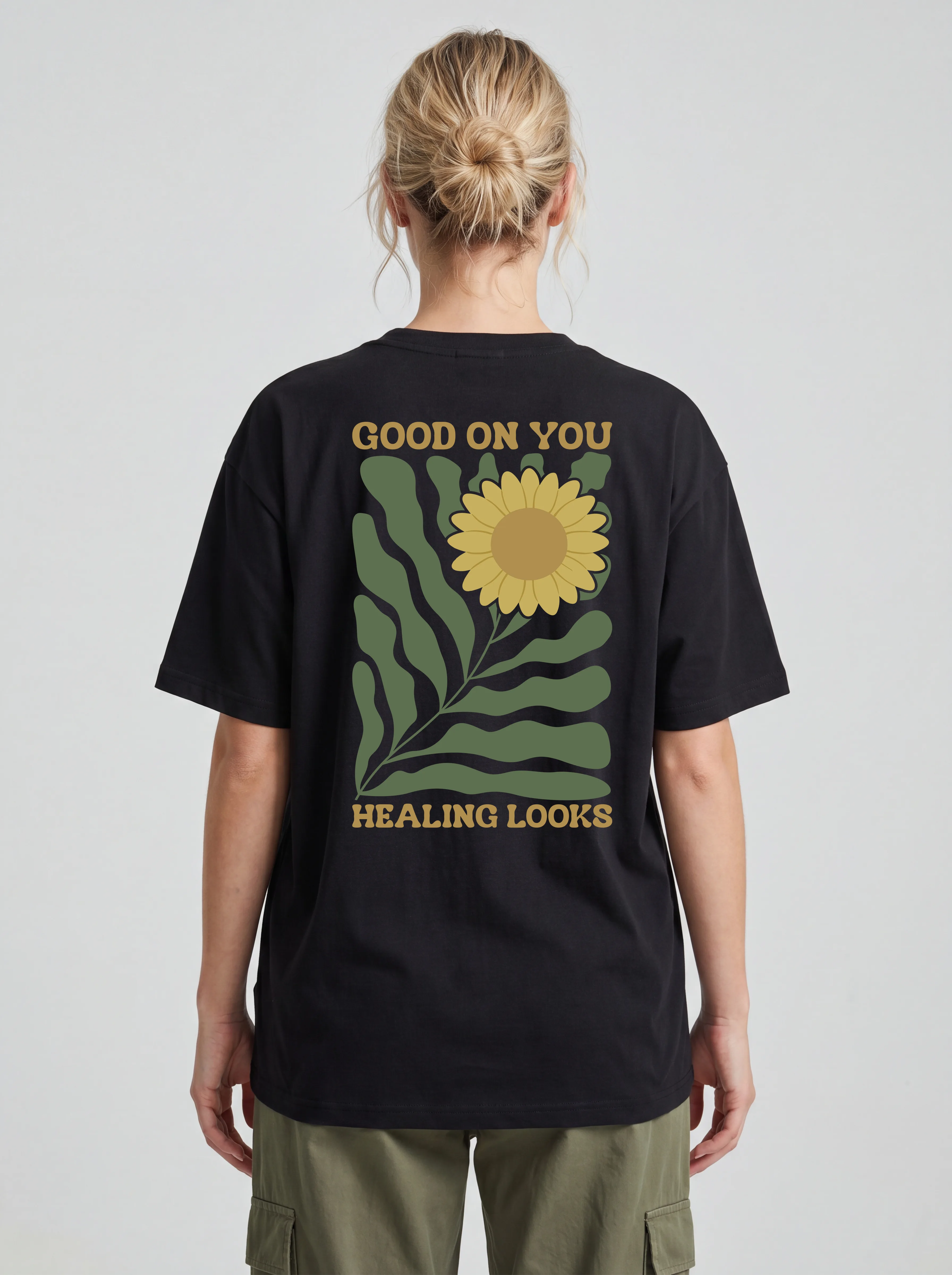 GOOD ON YOU HEALING LOOKS - OVERSIZED SHIRT BACKPRINT
