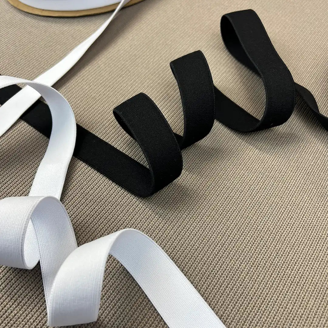Gummiband Weiß 25mm