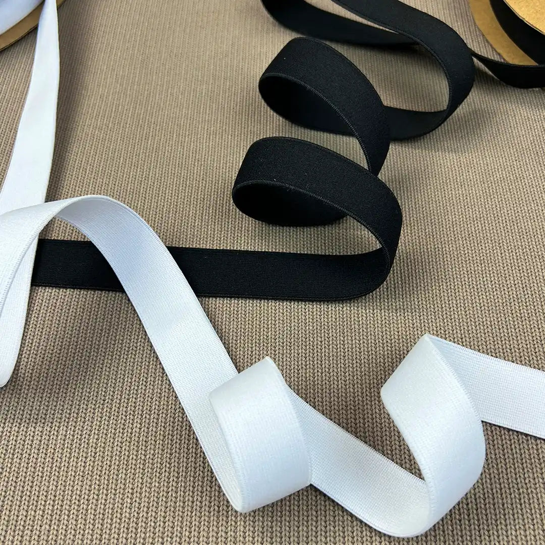 Gummiband Weiß 25mm