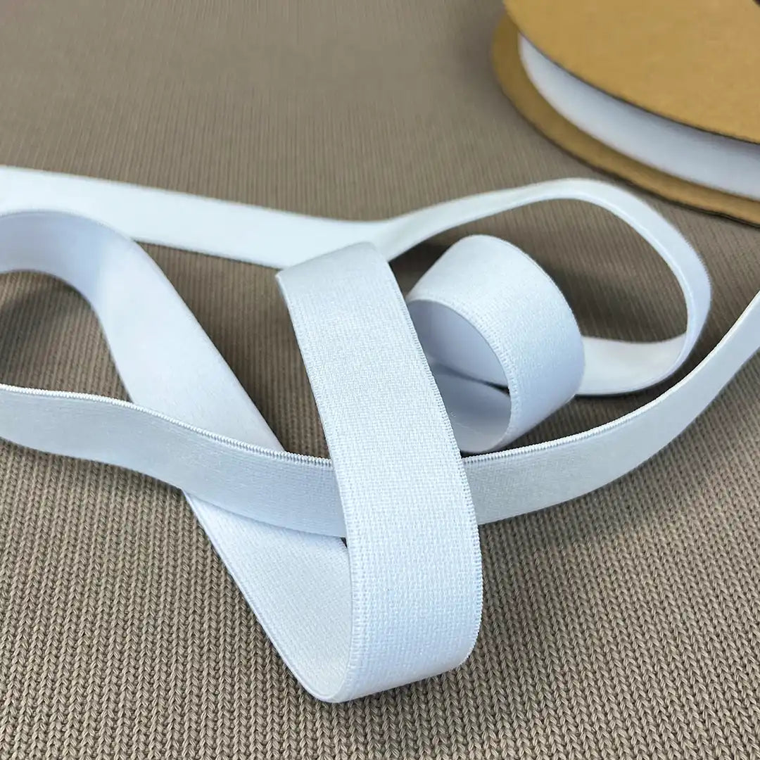 Gummiband Weiß 25mm