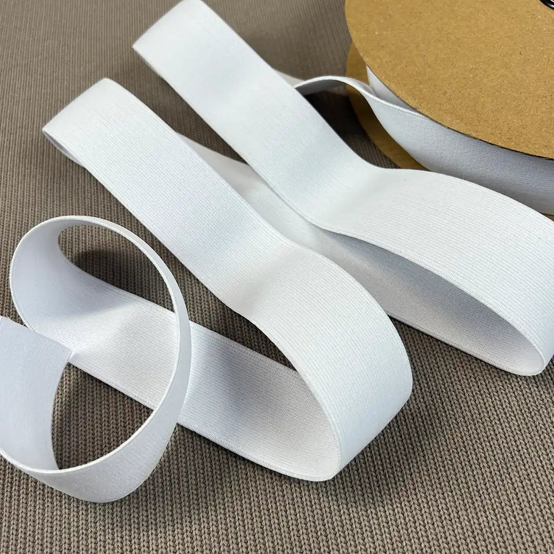 Gummiband Weiß 40mm