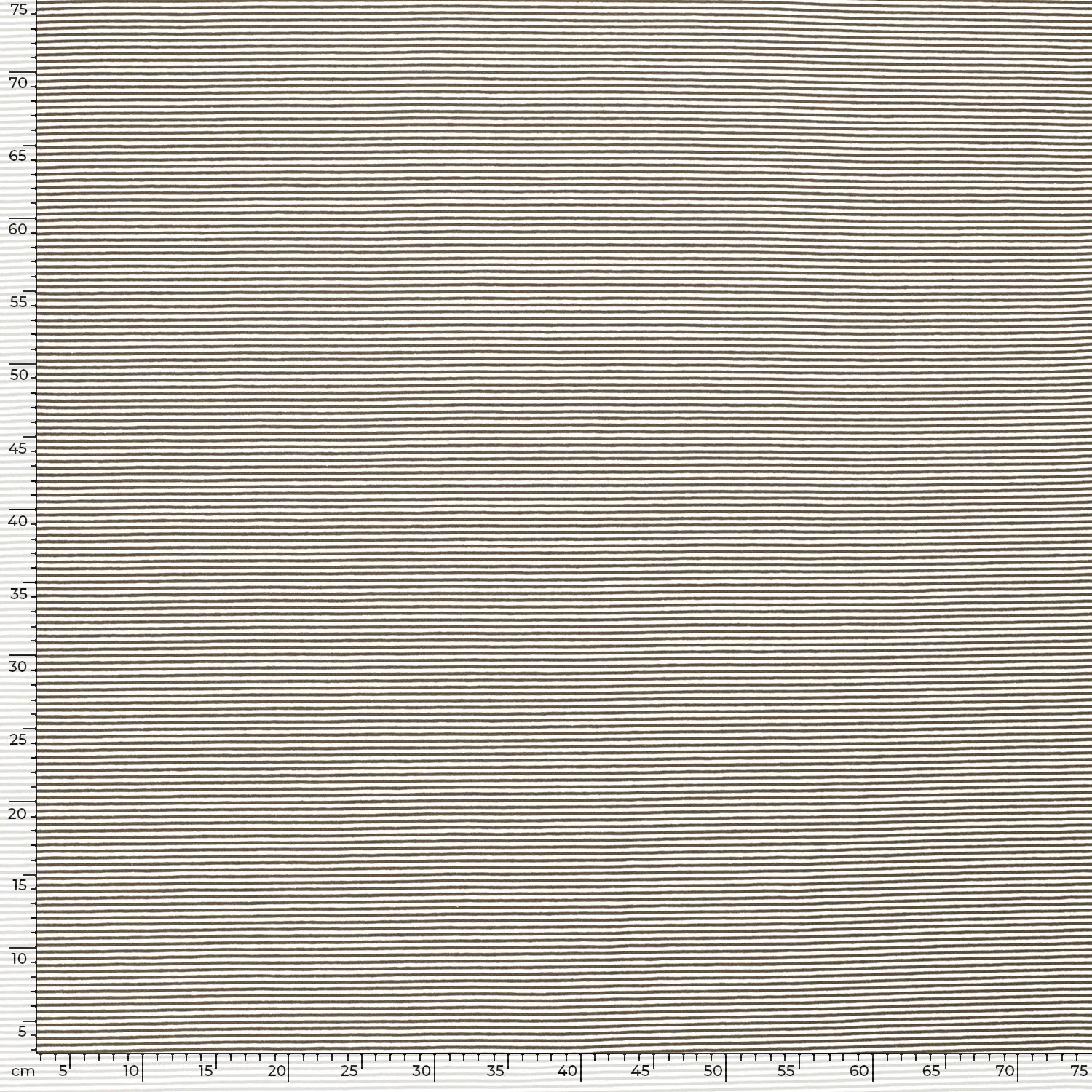 Jersey Stoff Streifen Dunkel Taupe 054