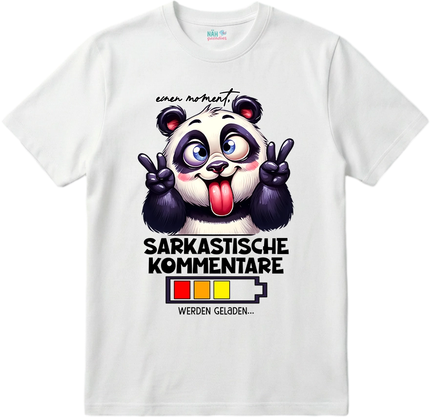 Lustiger Panda "Sarkastische Kommentare"
