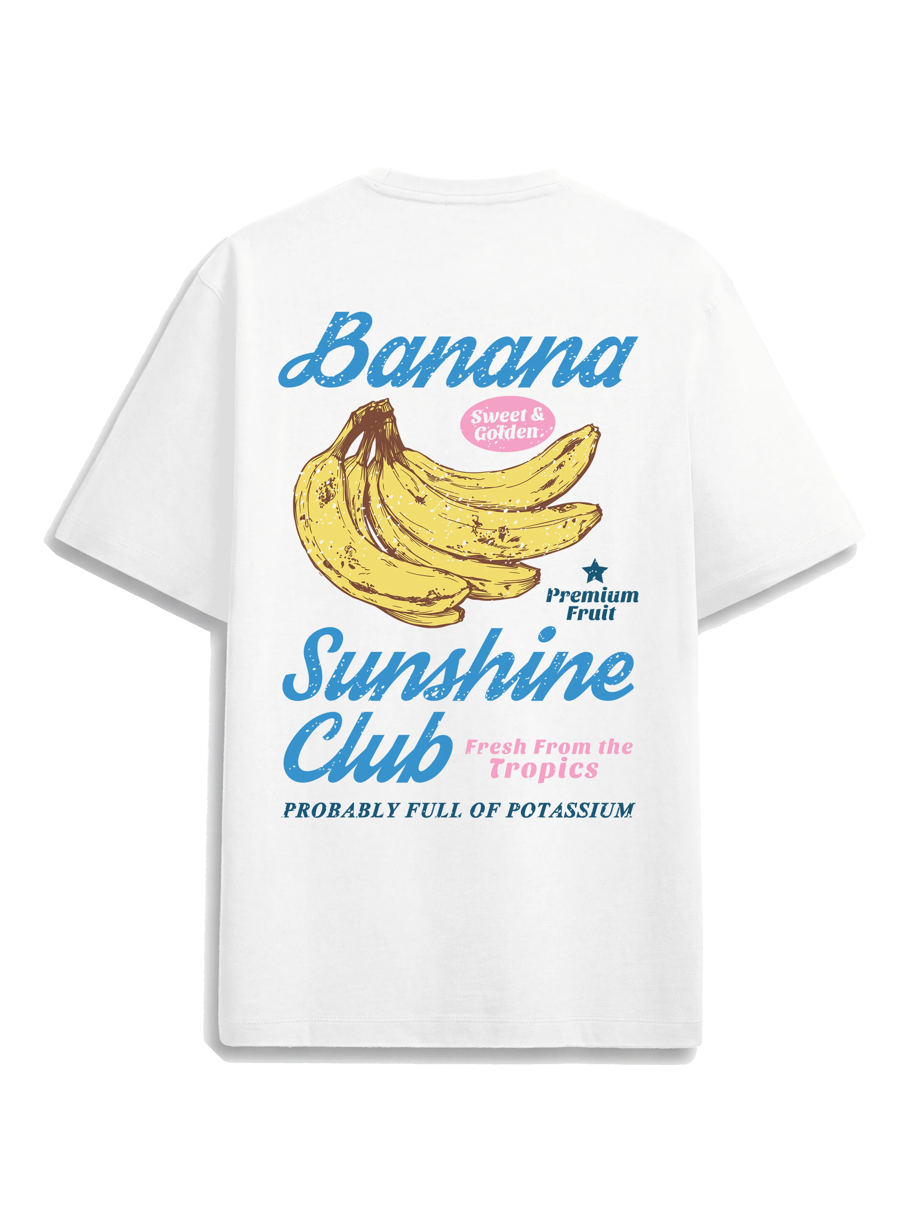 Banana Sunshine Club Oversized Shirt