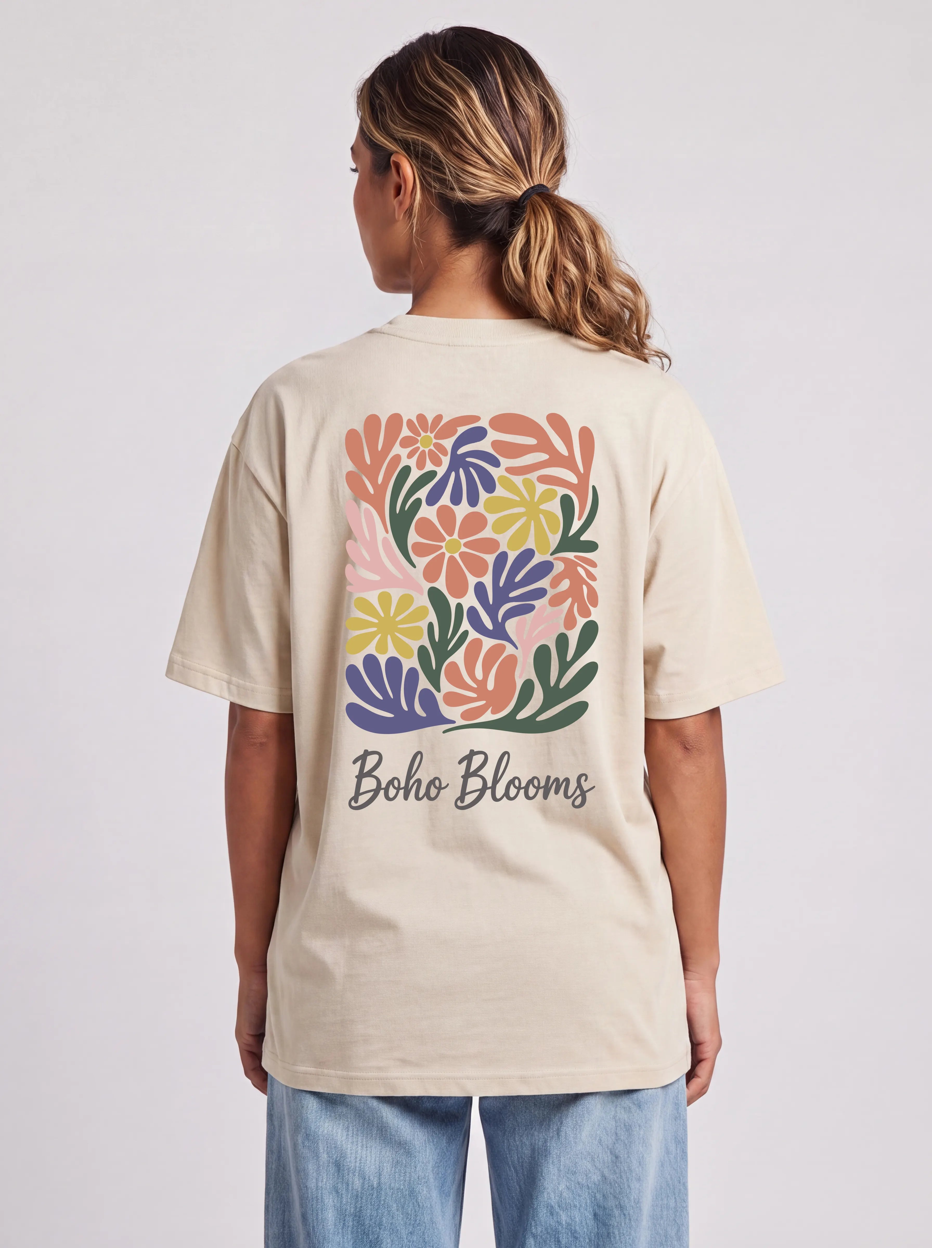 Boho Blooms Oversized Shirt