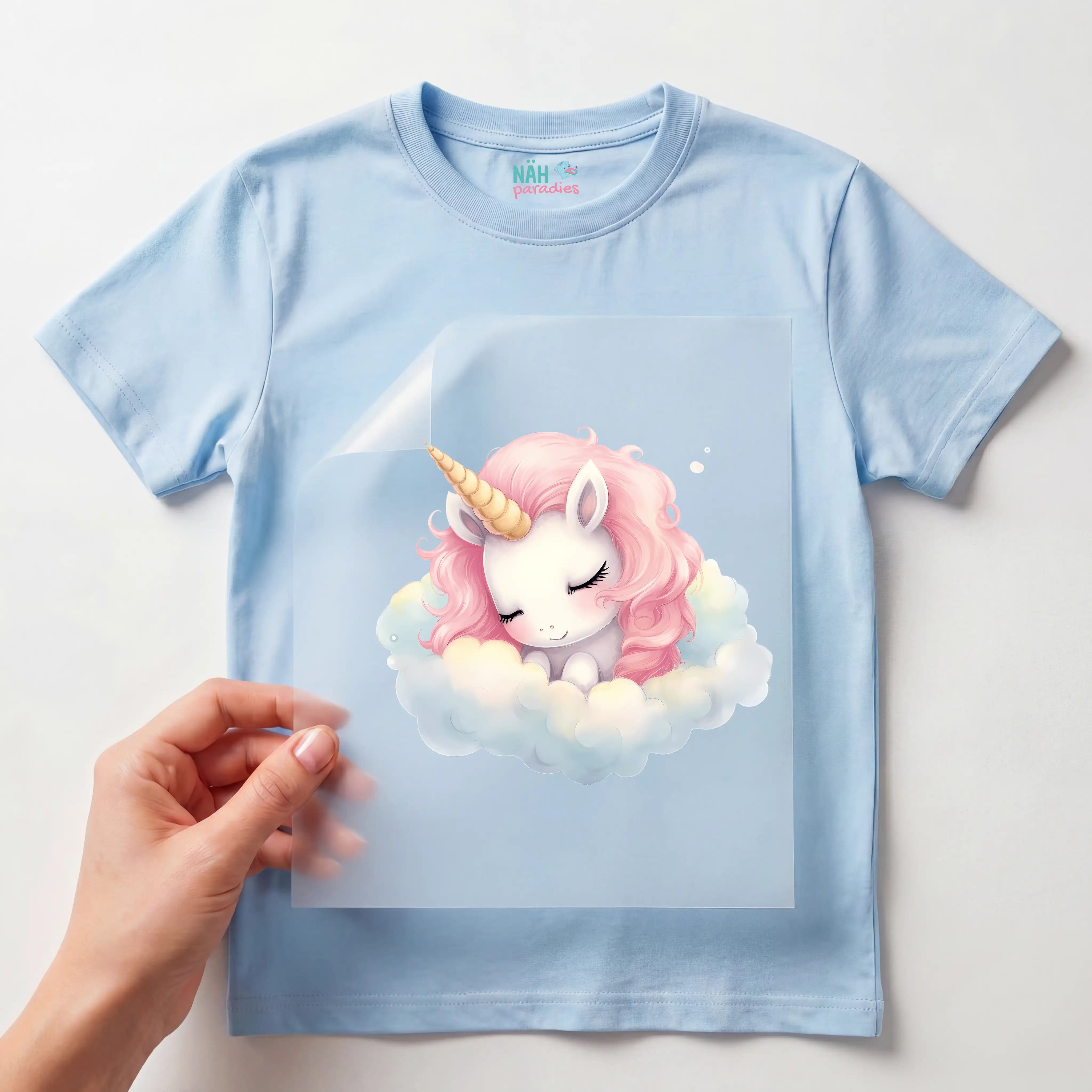 Bügelbild Einhorn Träumchen