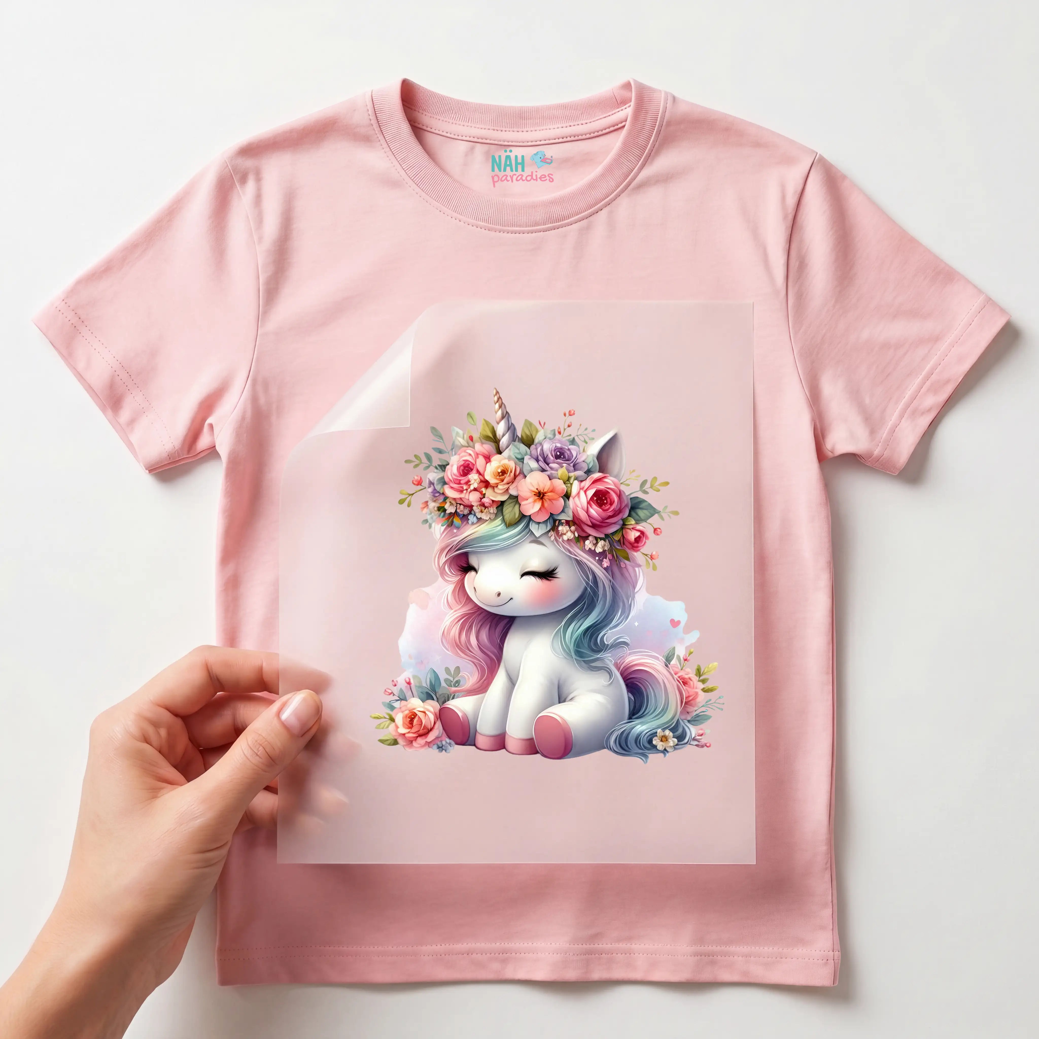 Bügelbild Einhorn Bella
