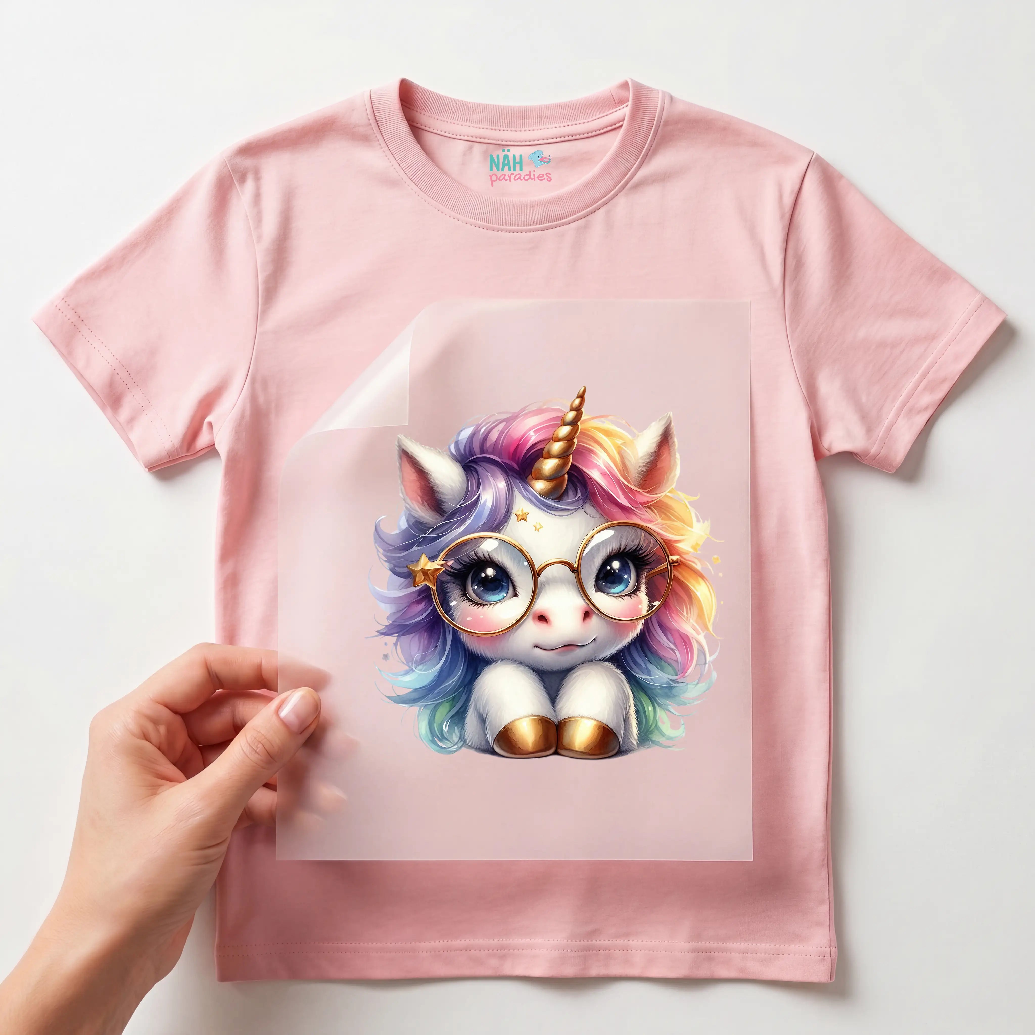 Bügelbild Einhorn Fibi