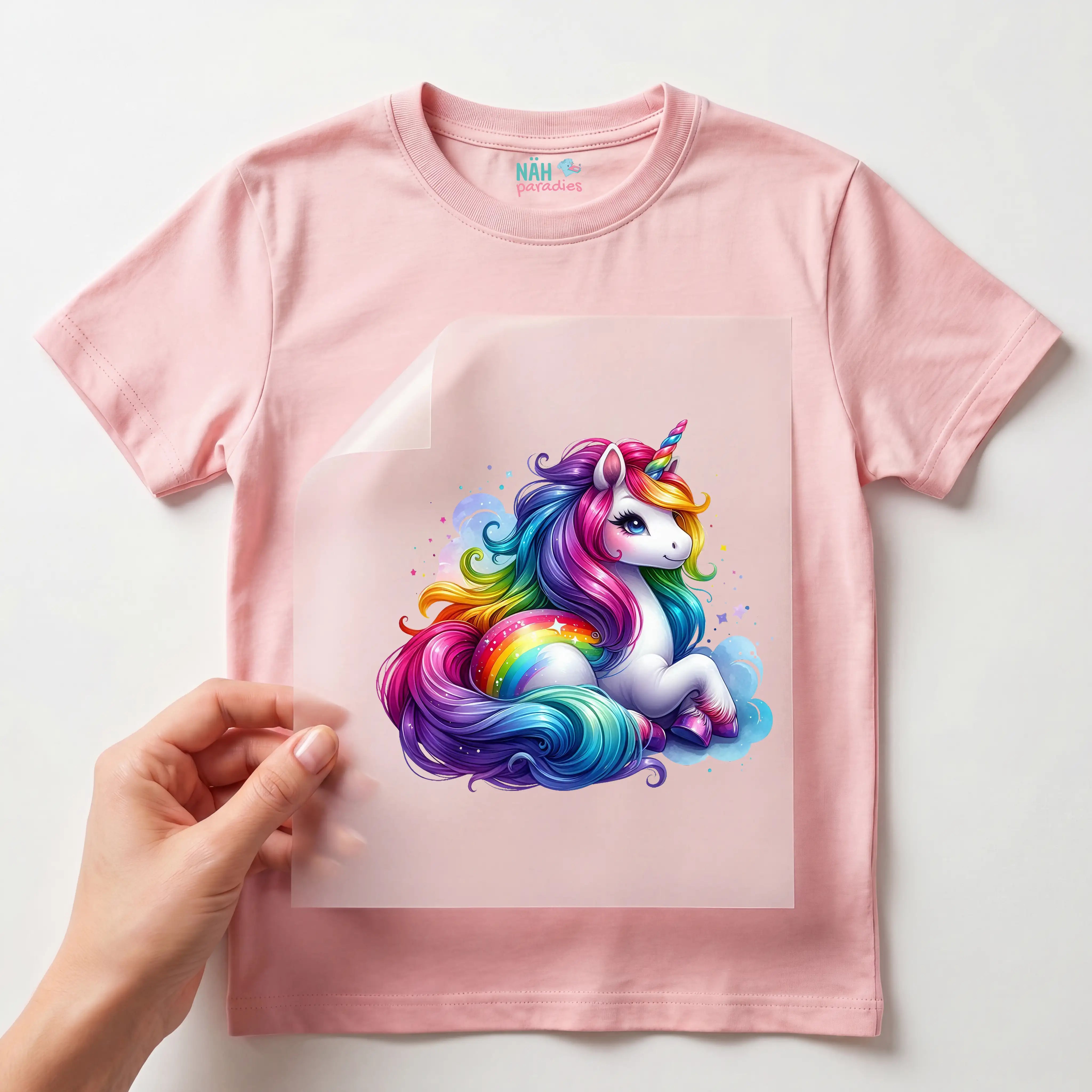 Bügelbild Einhorn Nia Buntmagie