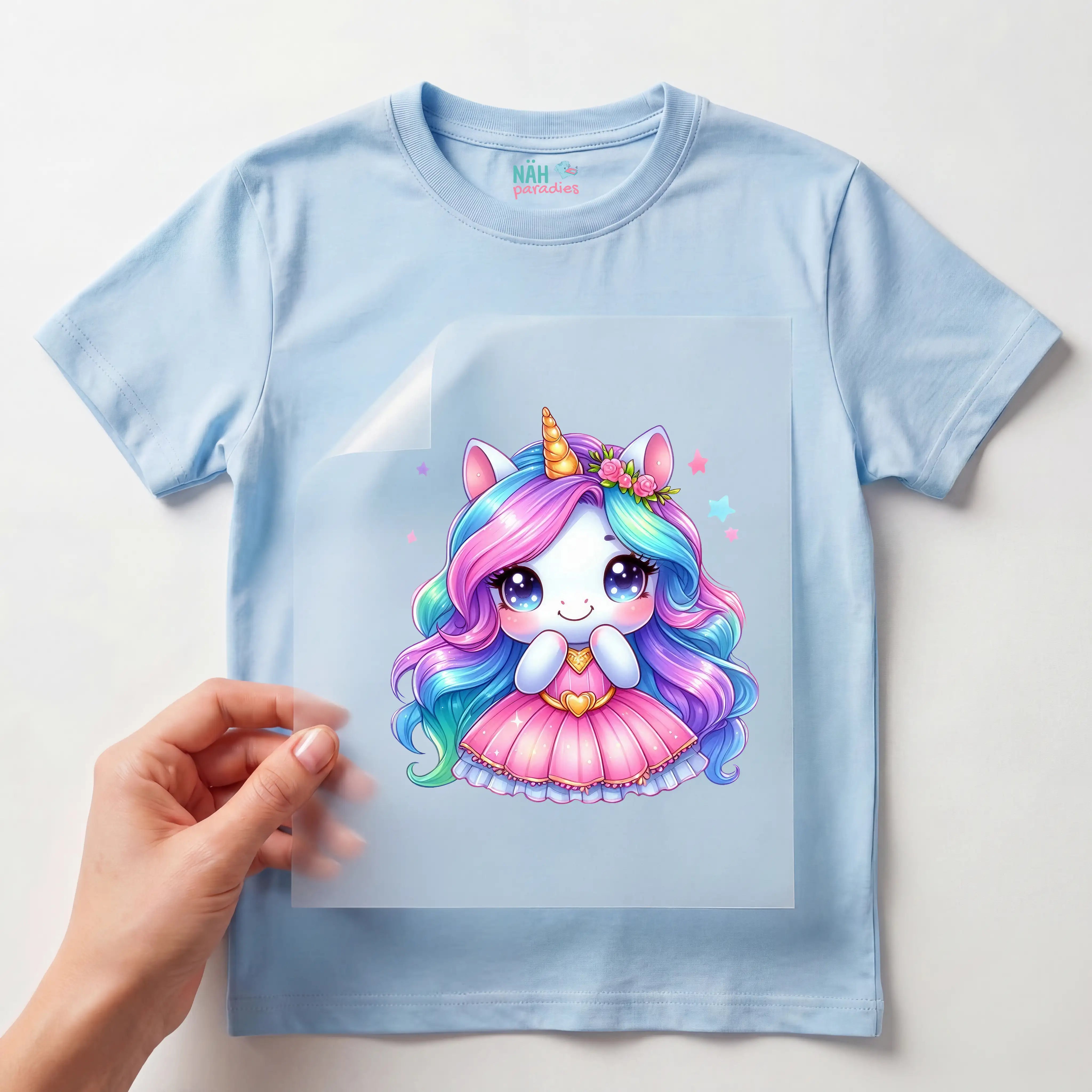 Bügelbild Einhorn Joy Glitzerträumchen