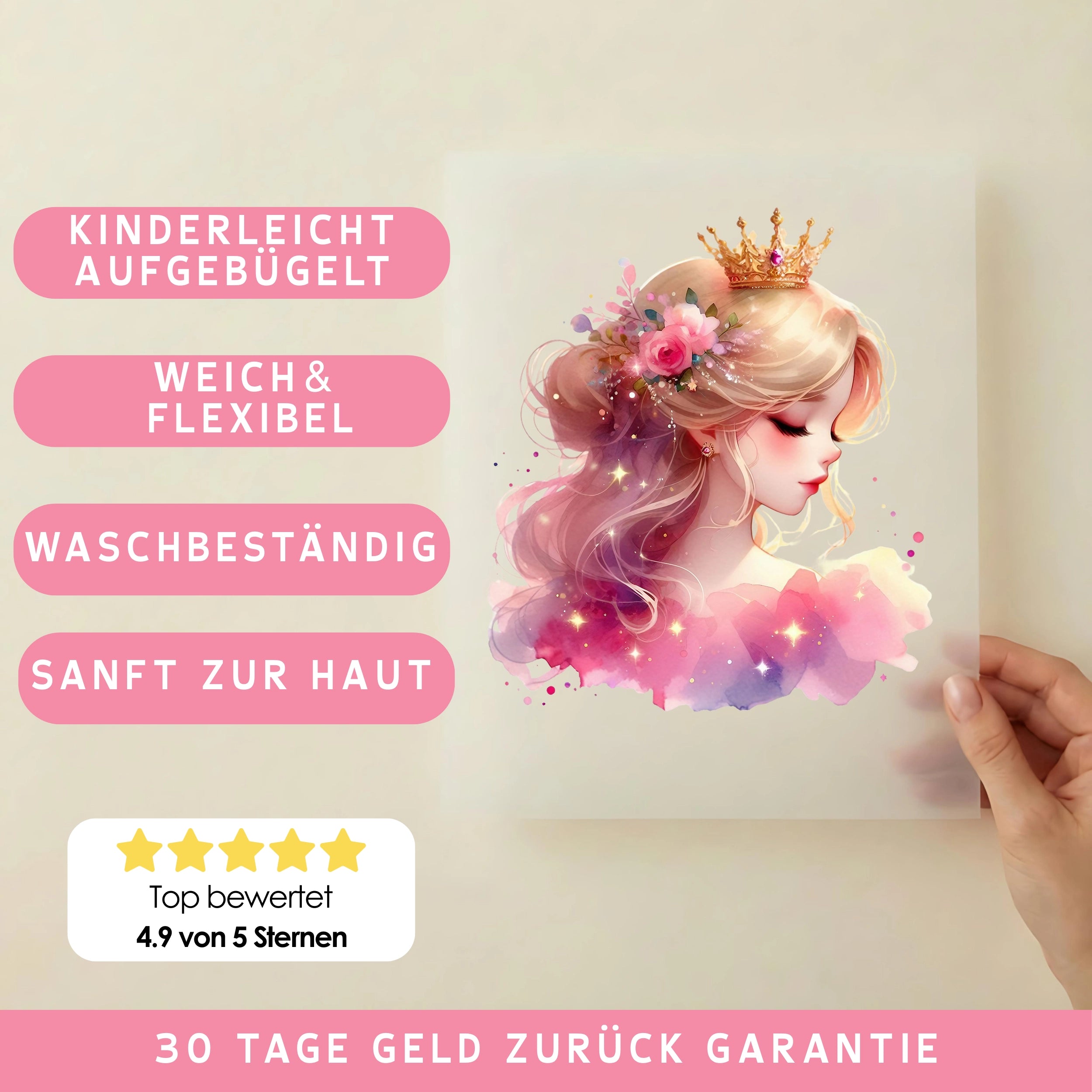 Bügelbild Lilia Pastellträumerin