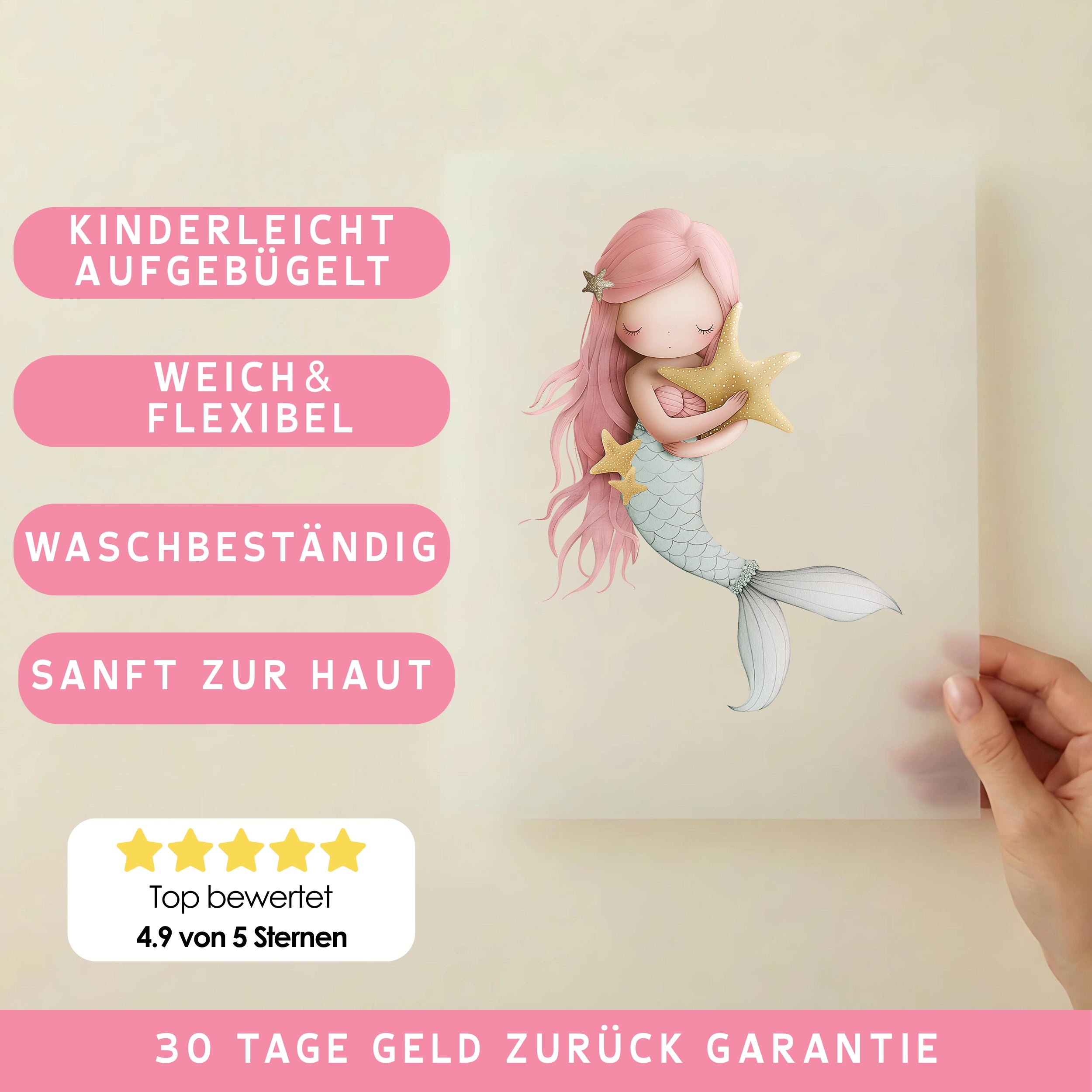 Bügelbild Meerjungfrau Aquaria