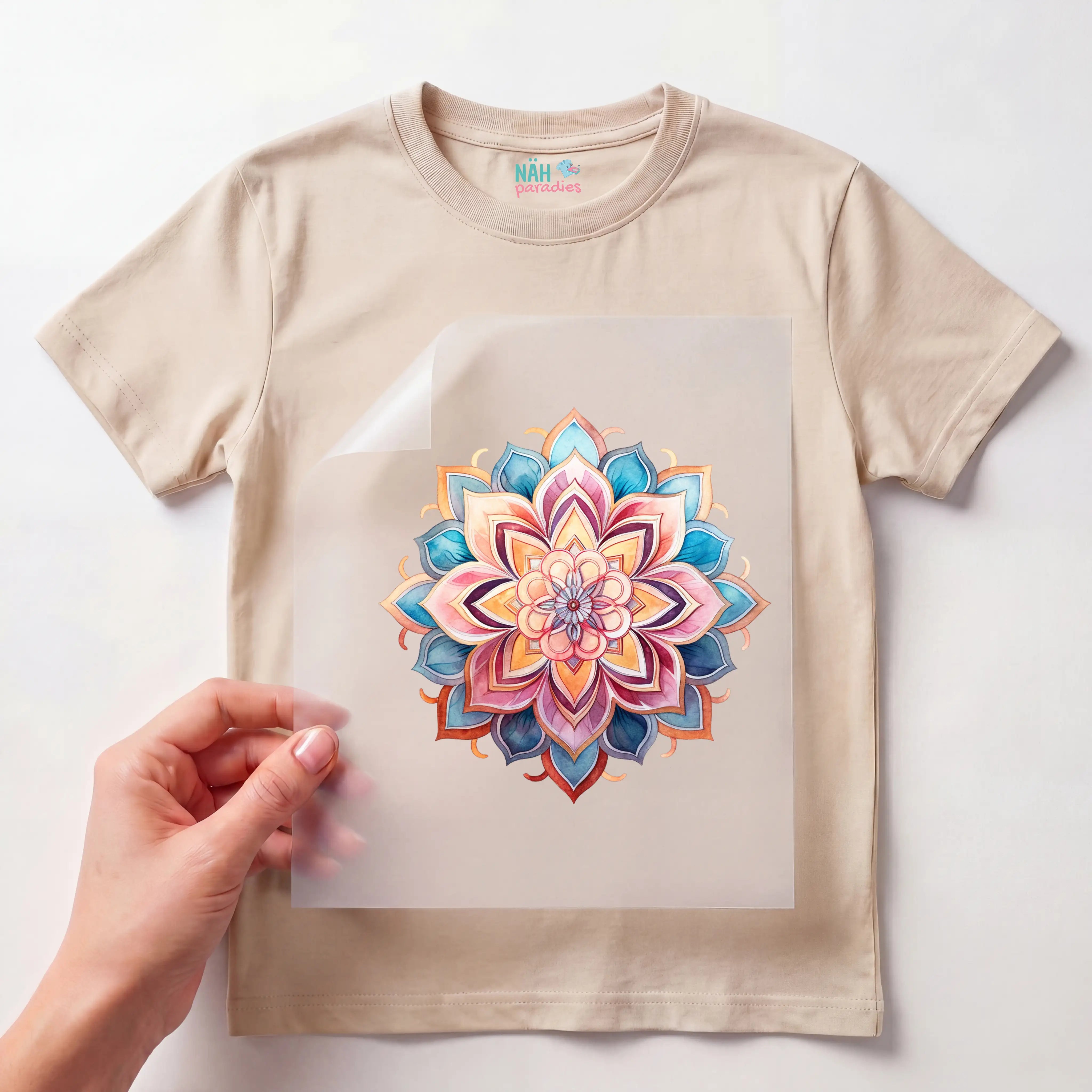 Bügelbild Mandala Blütenrausch