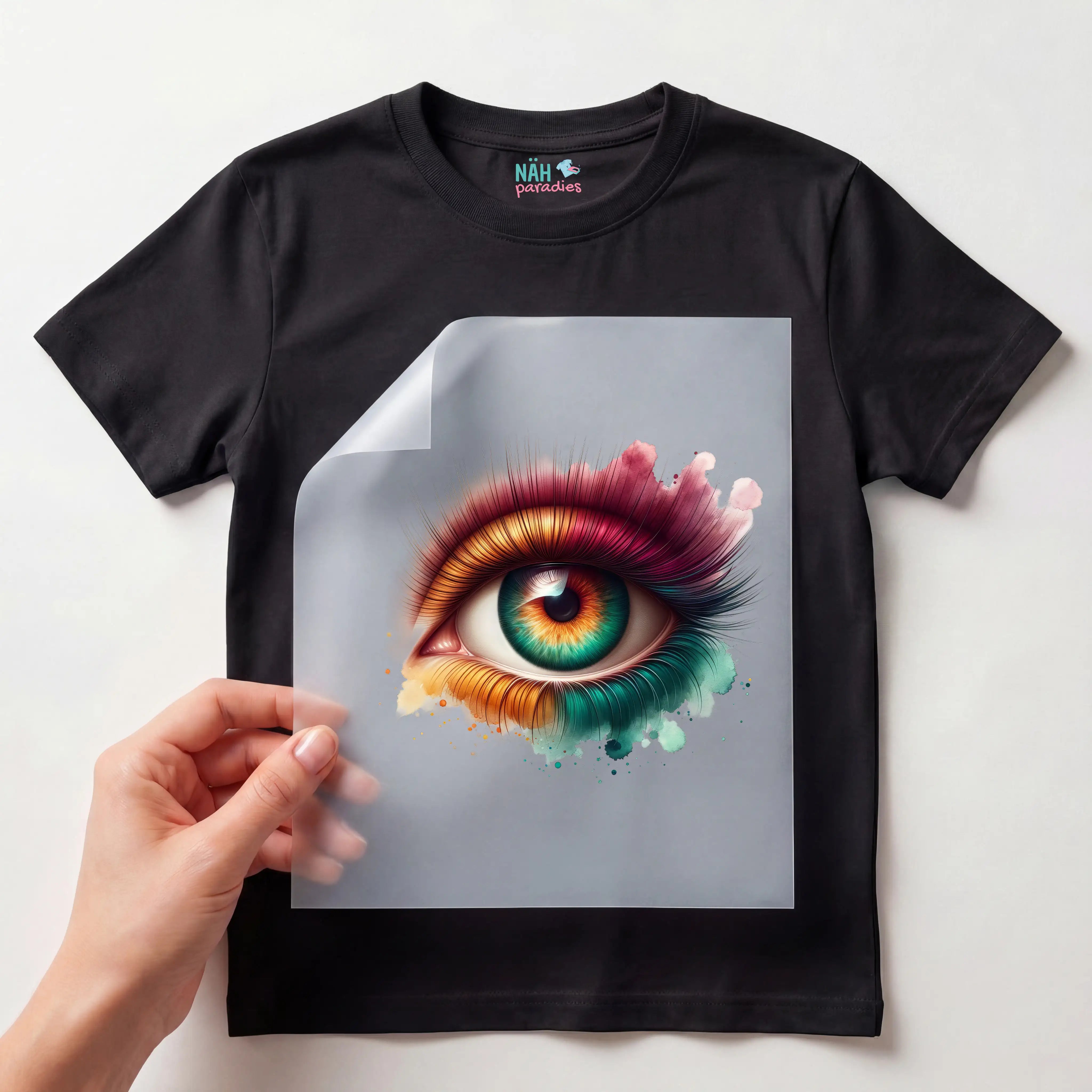 Bügelbild Blick der Farben