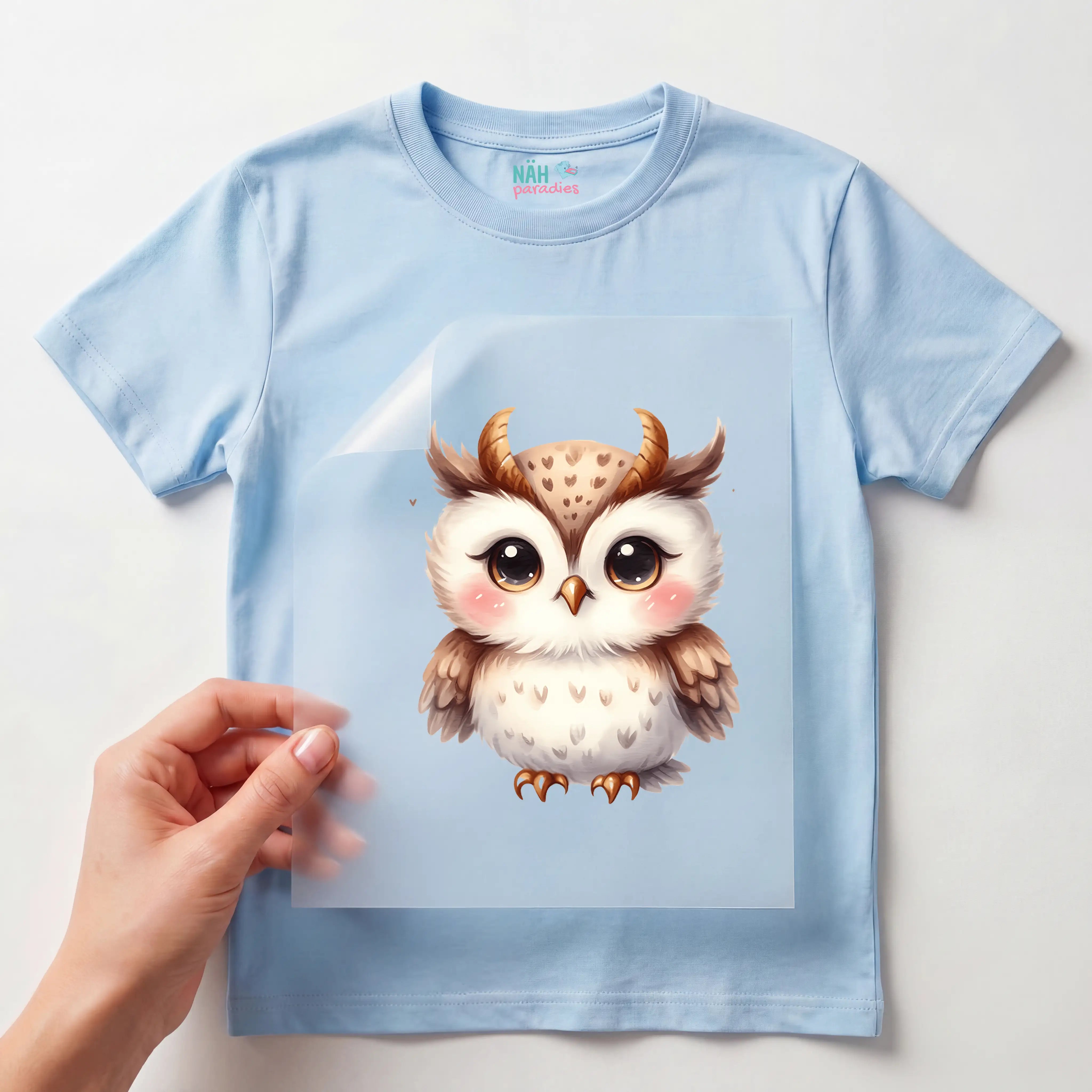 Bügelbild Süße Babyeule