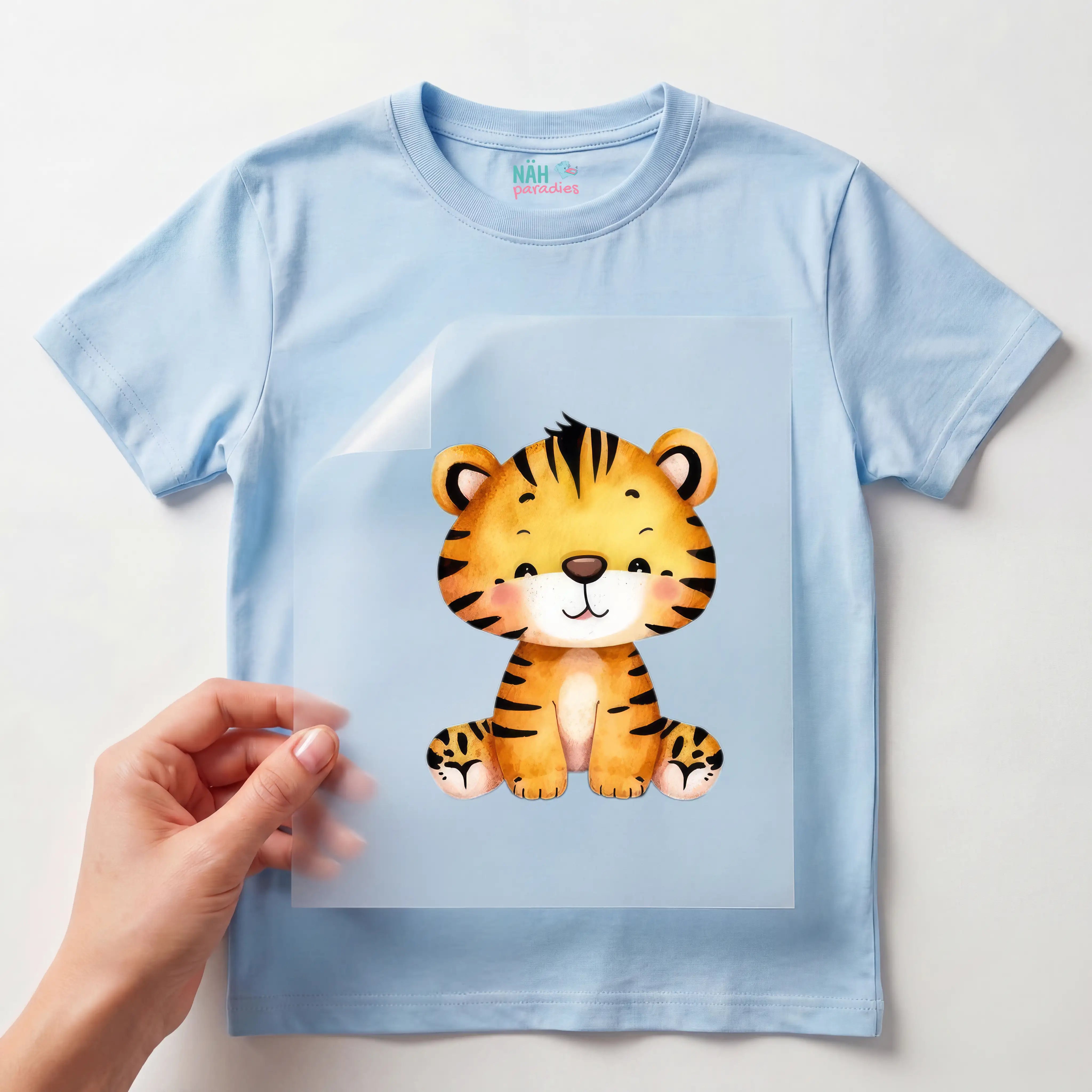 Bügelbild Tiger Baby Tim