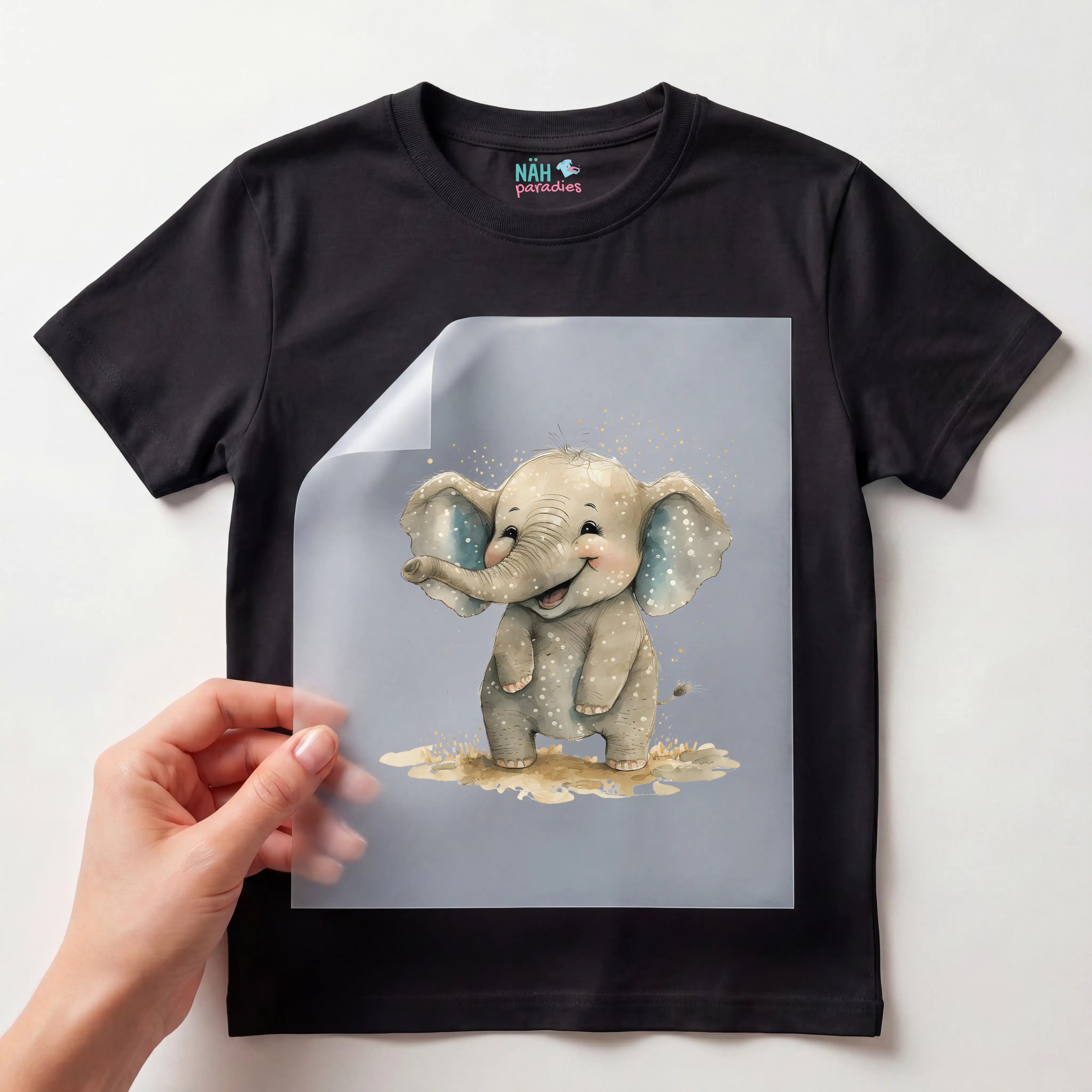Bügelbild Elefant