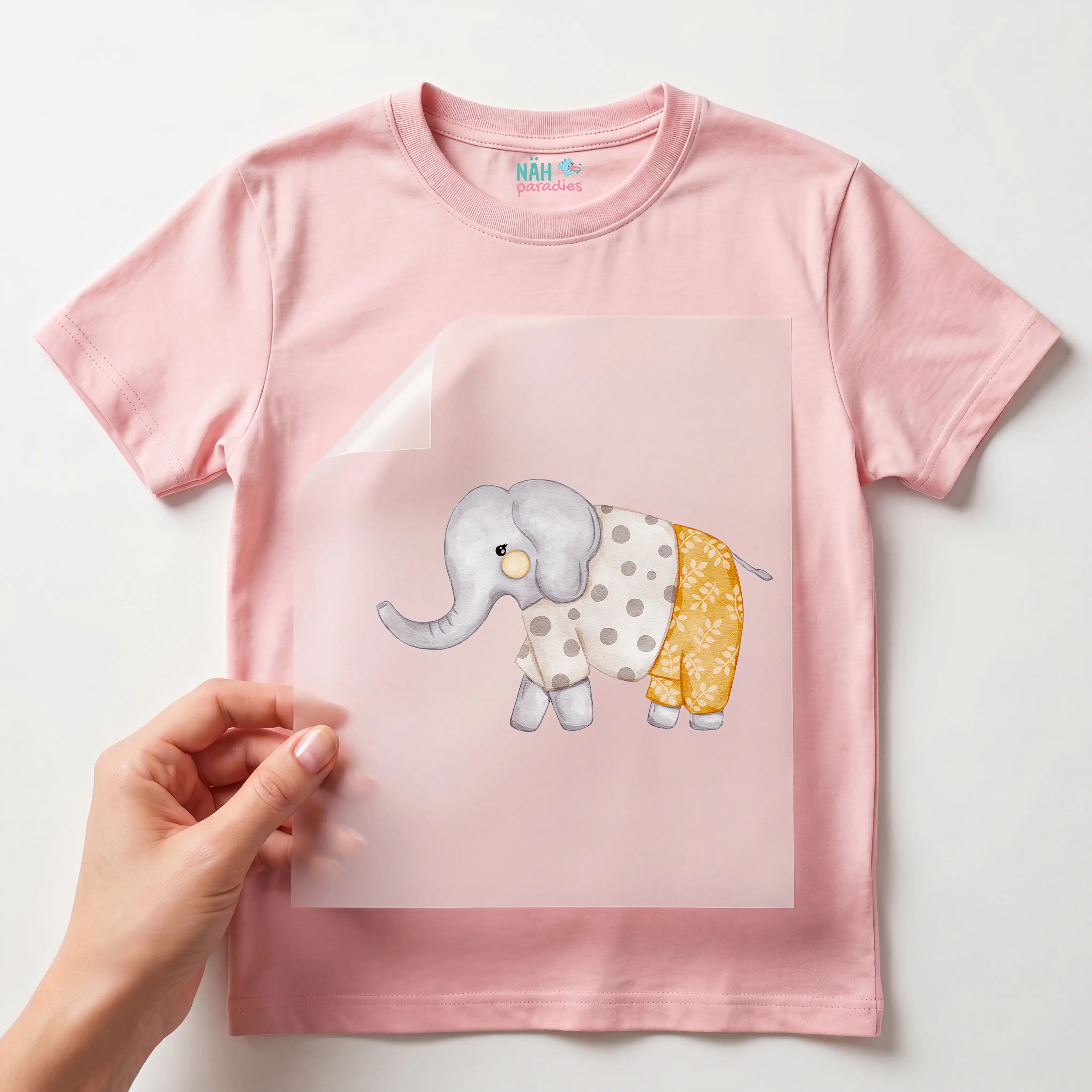Bügelbild Pyjama Party Elefant