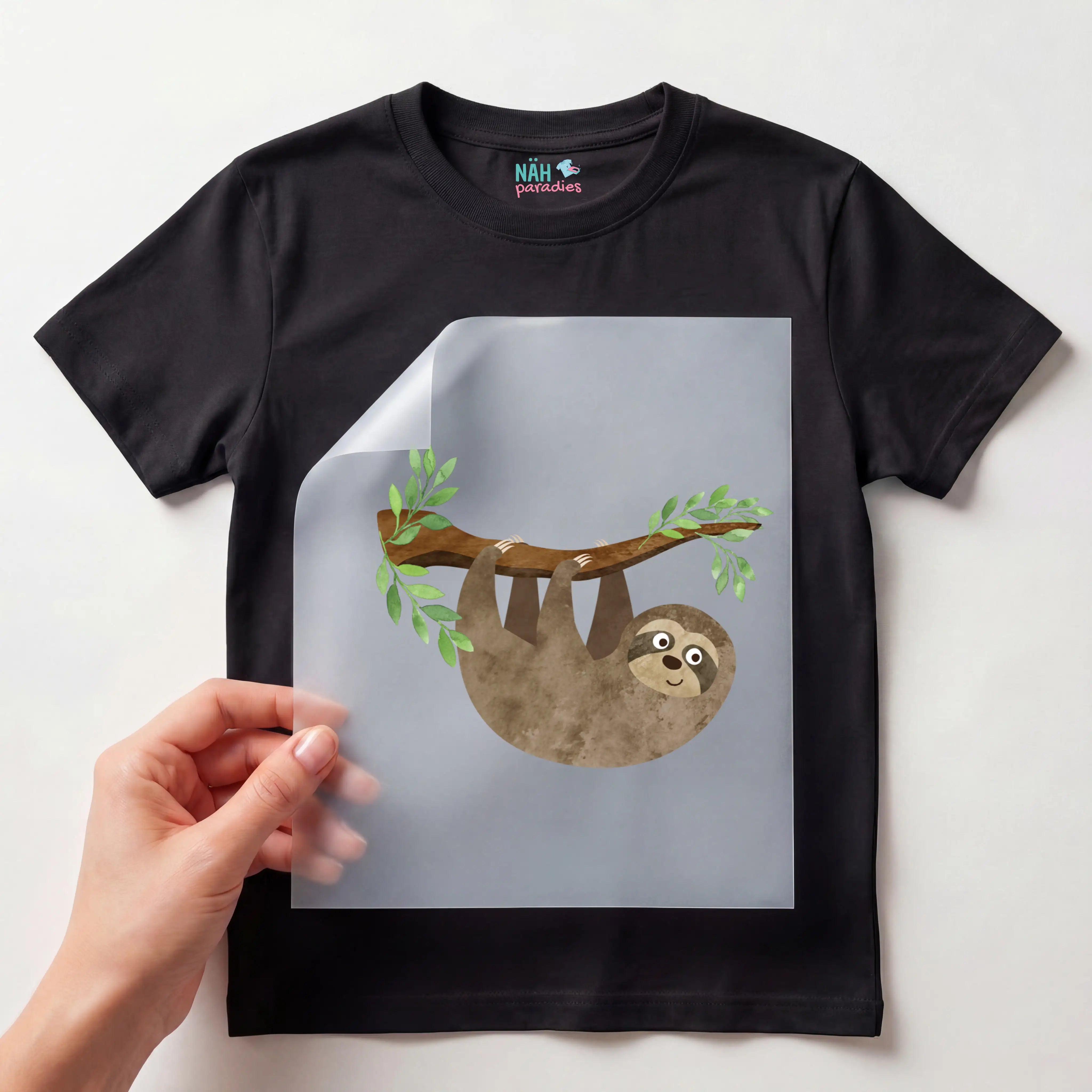 Bügelbild Faultier Bill
