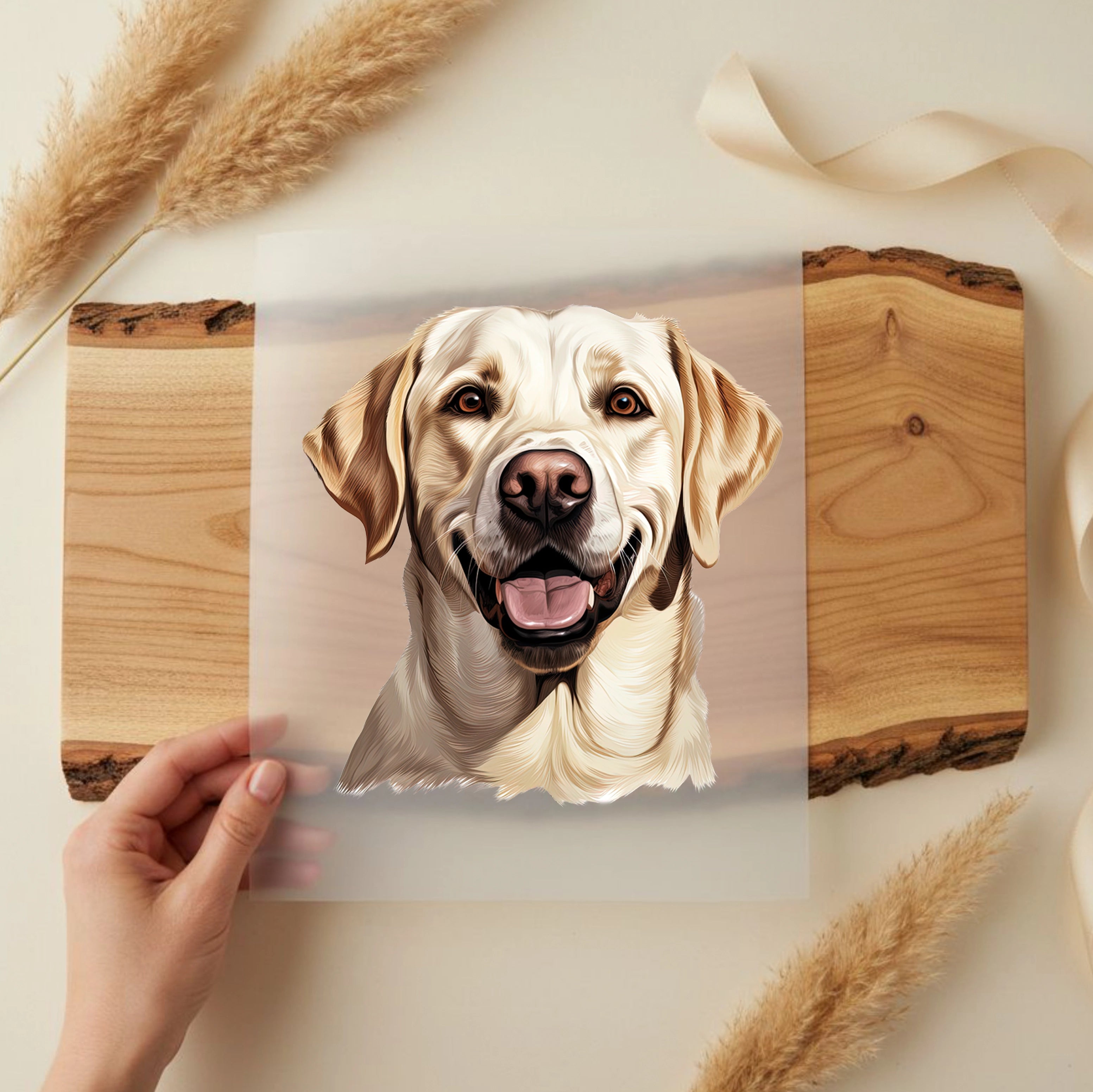 Bügelbild Hund Labrador